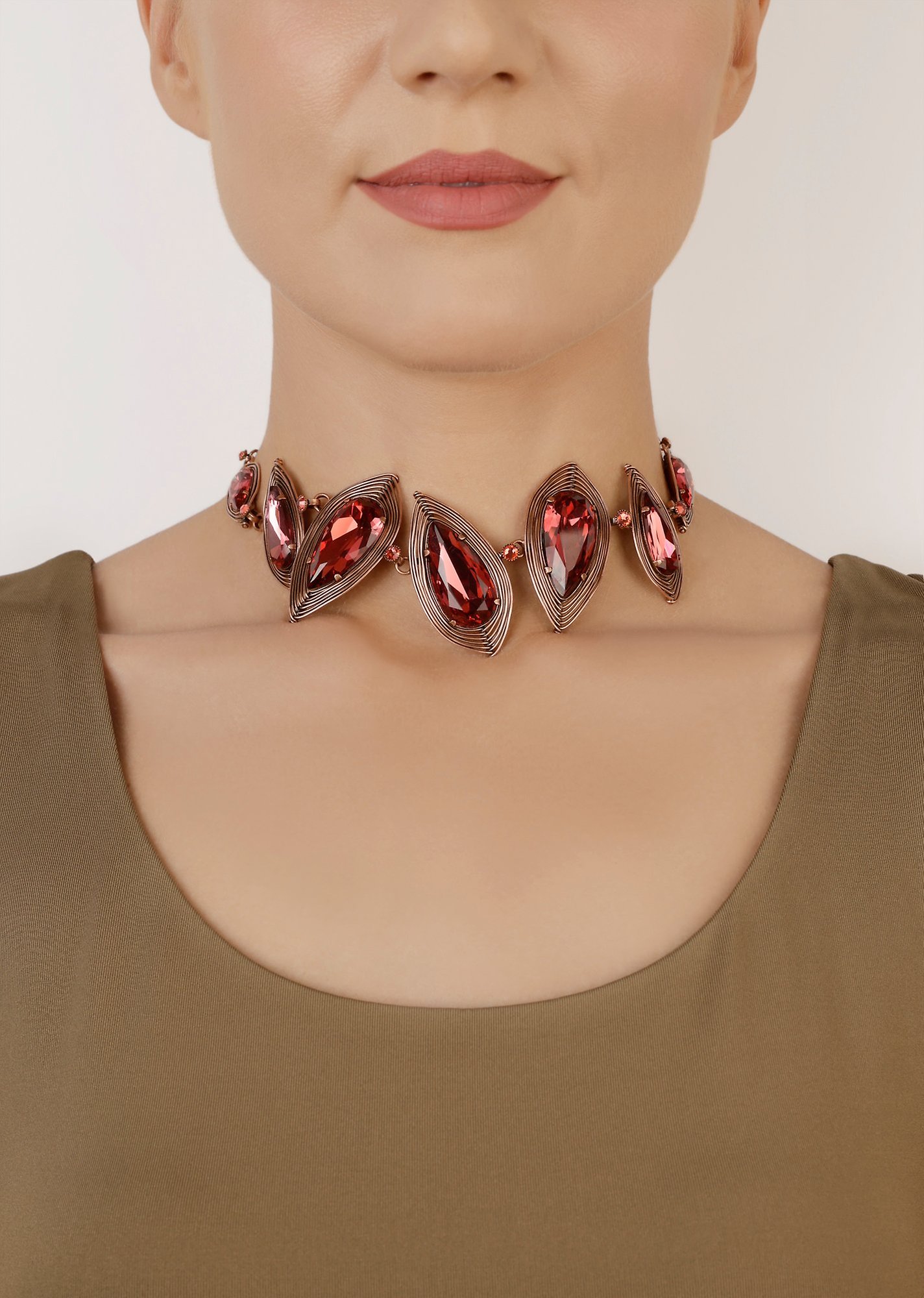 Bild für Halskette Amazonia Korallenfarbig  