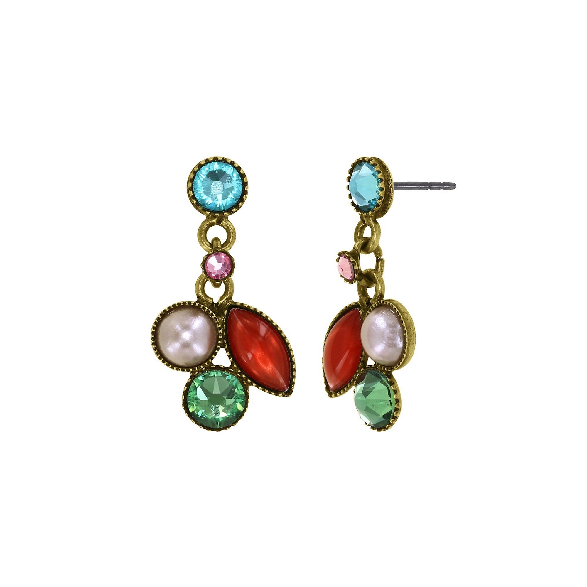 image for Earring Stud Dangling Margarita Multi  