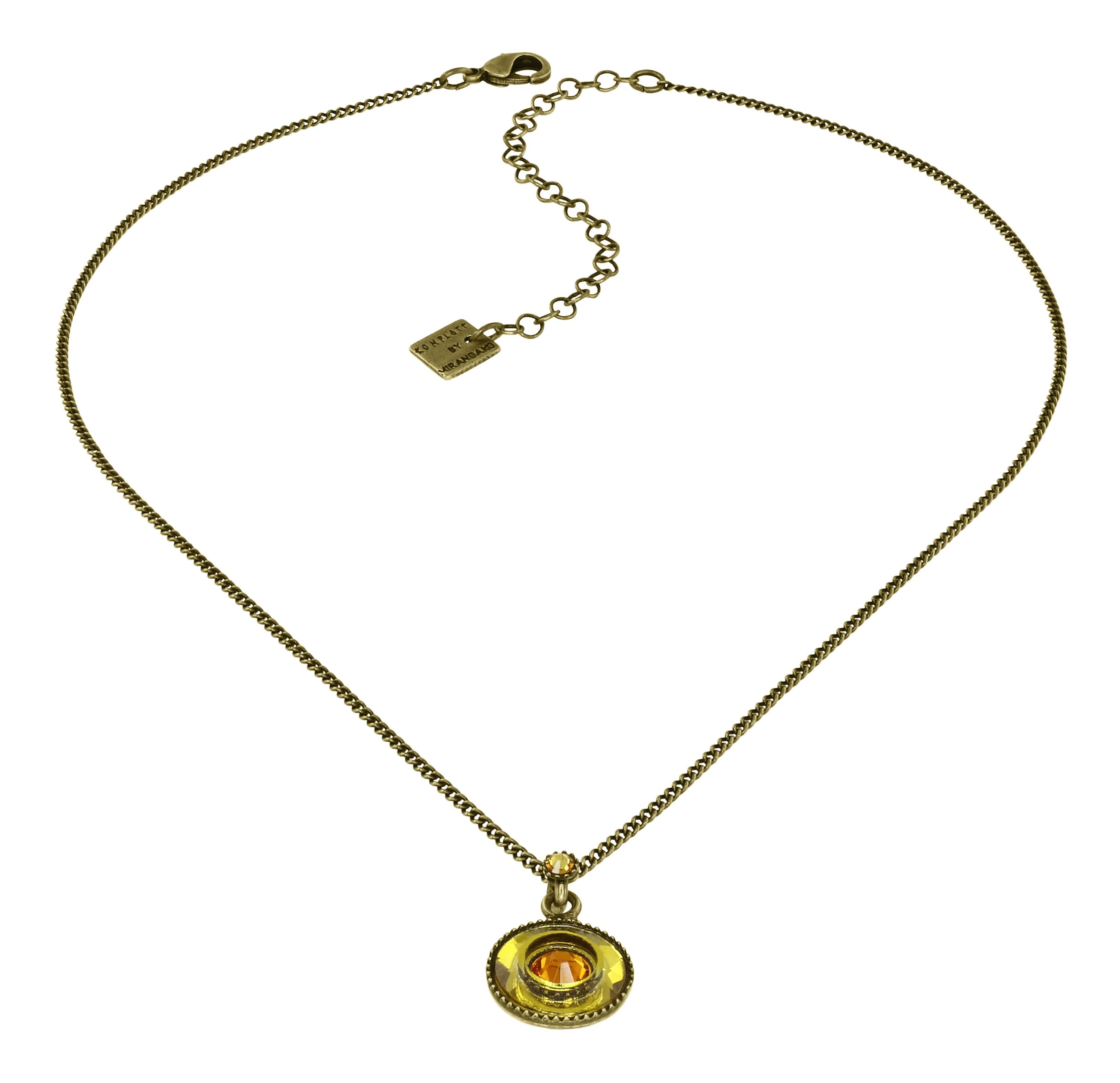 image pour Collier pendant Donutissima Orange / Jaune  