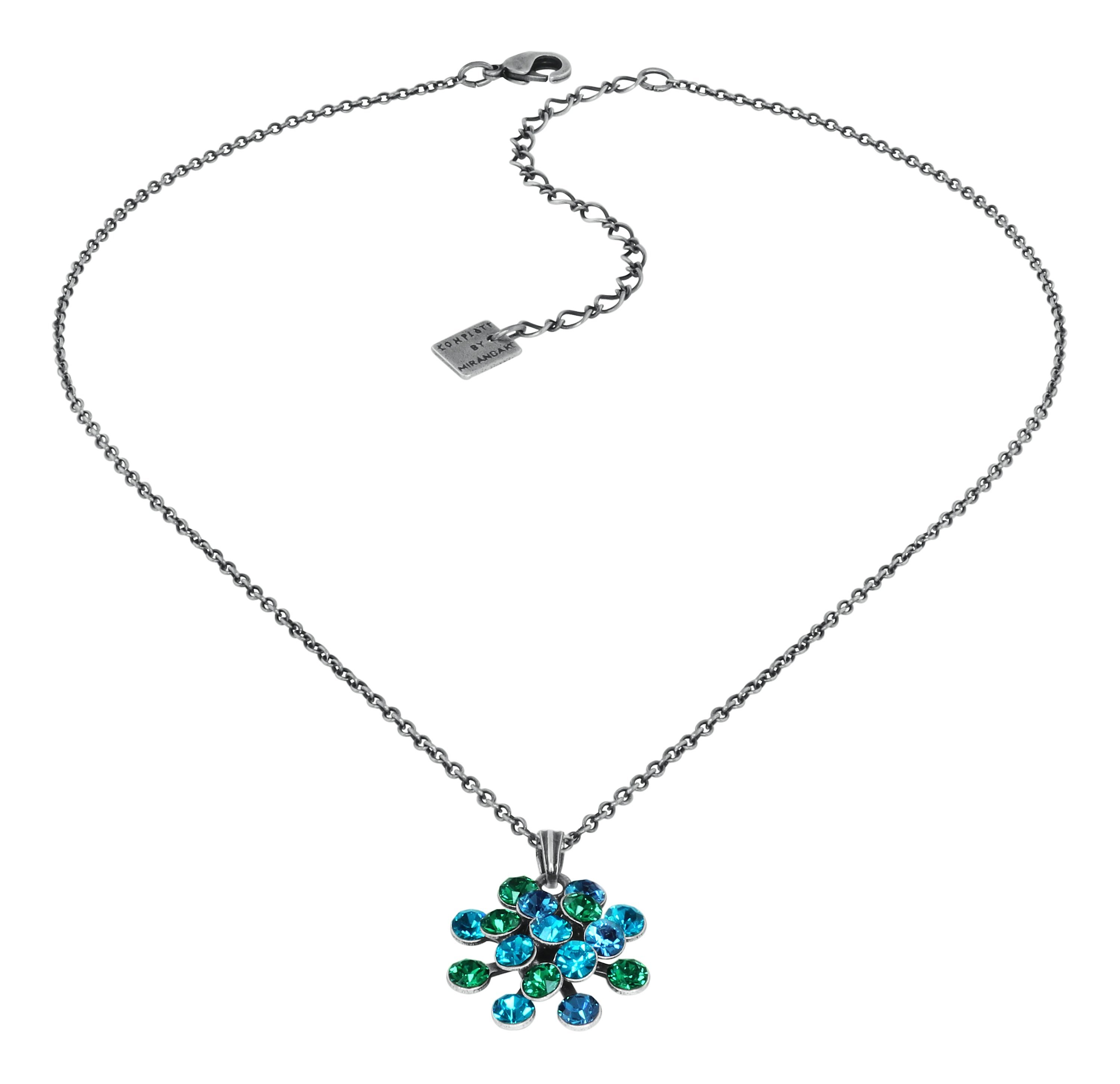 image pour Collier pendant Magic Fireball Bleu / Vert  mini