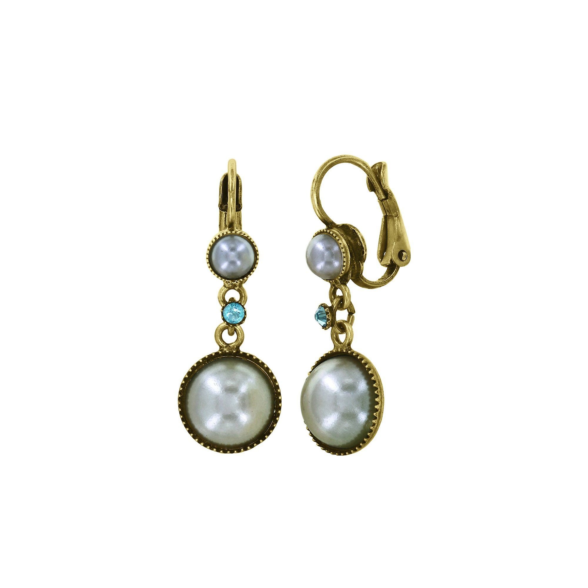 image for Earring Eurowire Dangling Margarita Green  