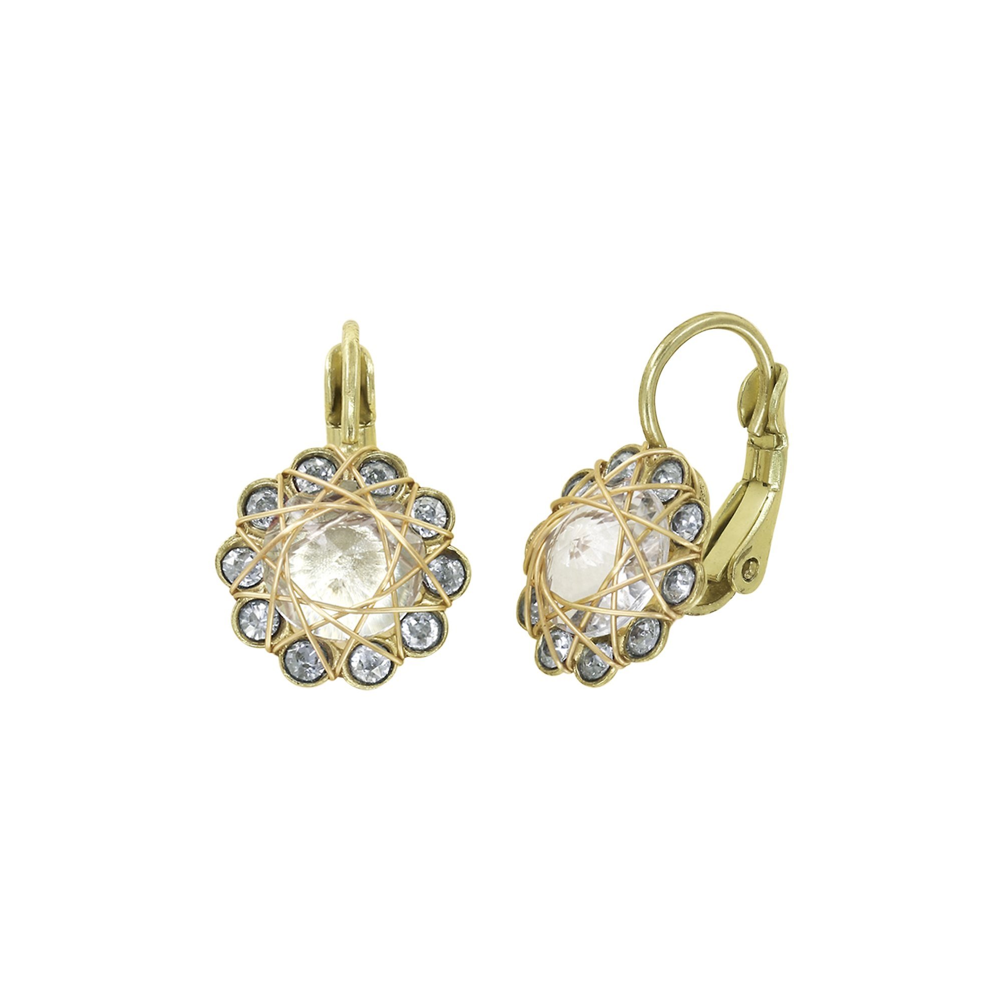 image for Earring Eurowire 70's Circle White  size S