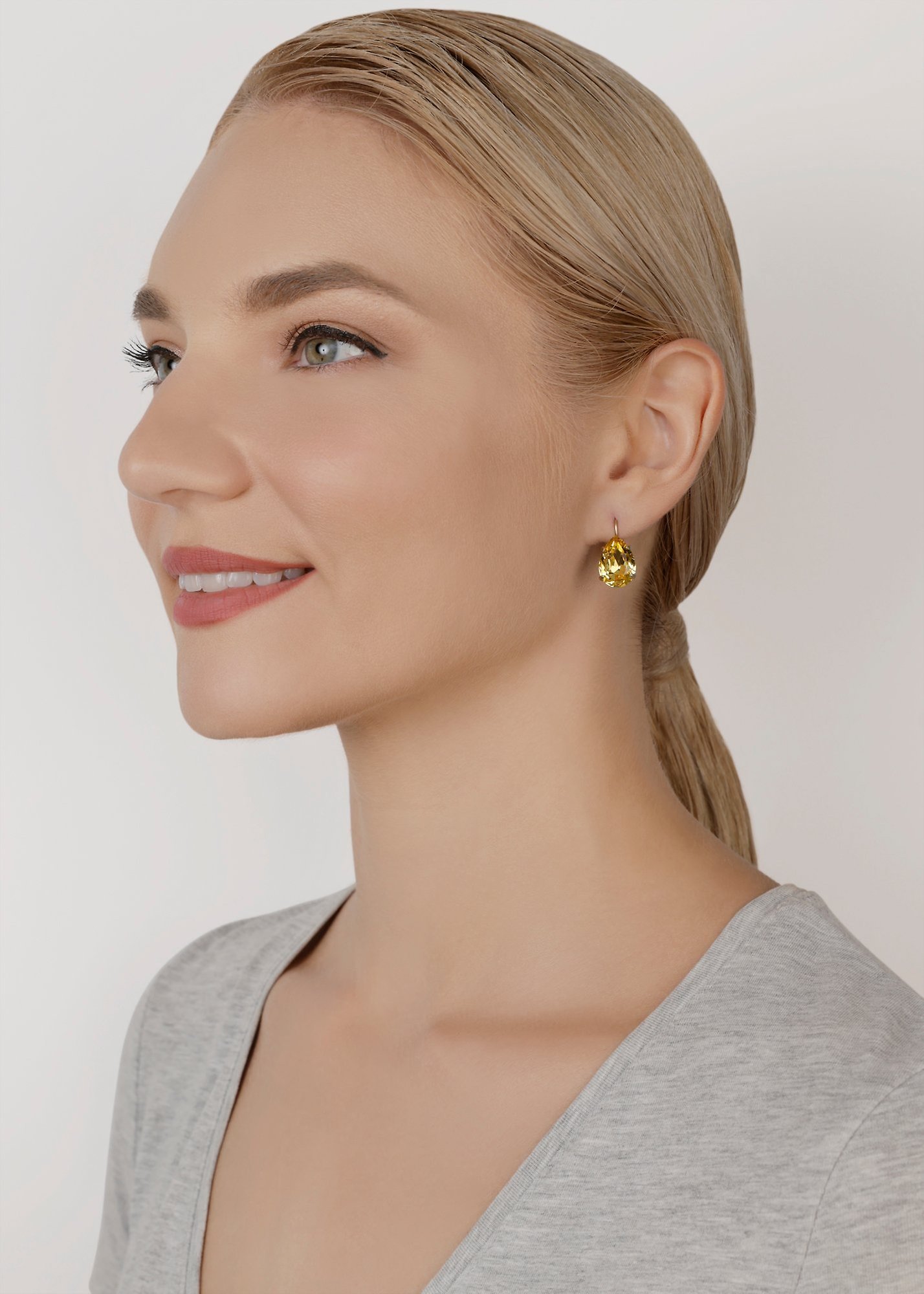 image pour Boucles d'oreilles Eurowire Gothic Parisienne Jaune sunflower 