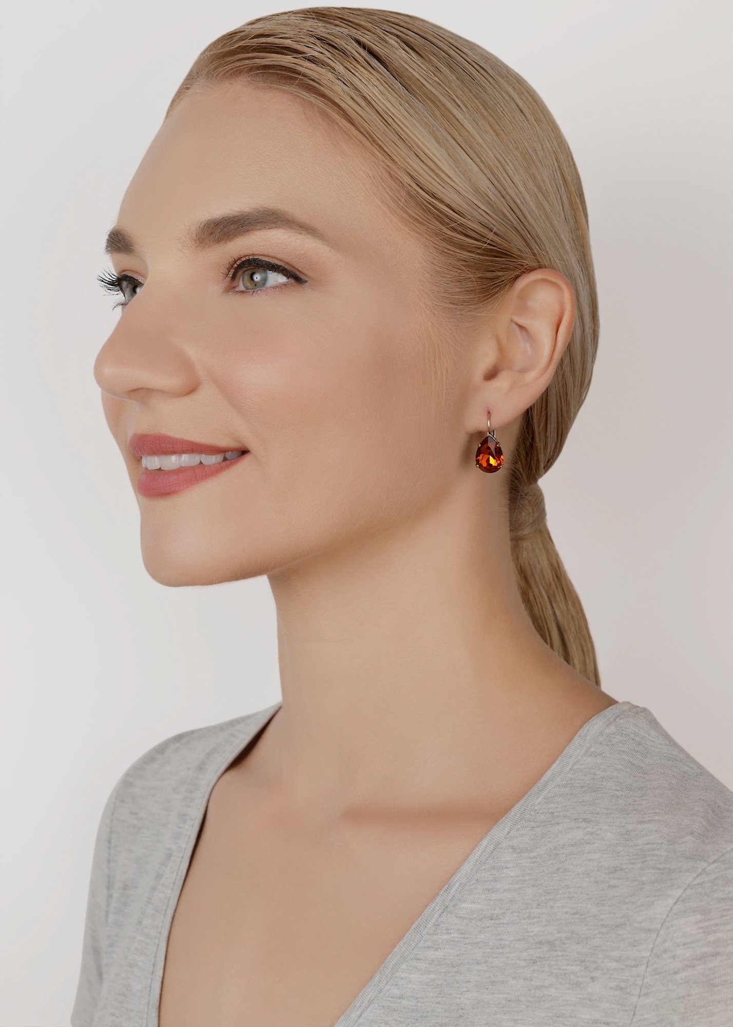 Bild für Ohrringe mit Brisur Gothic Parisienne Orange tangerine 