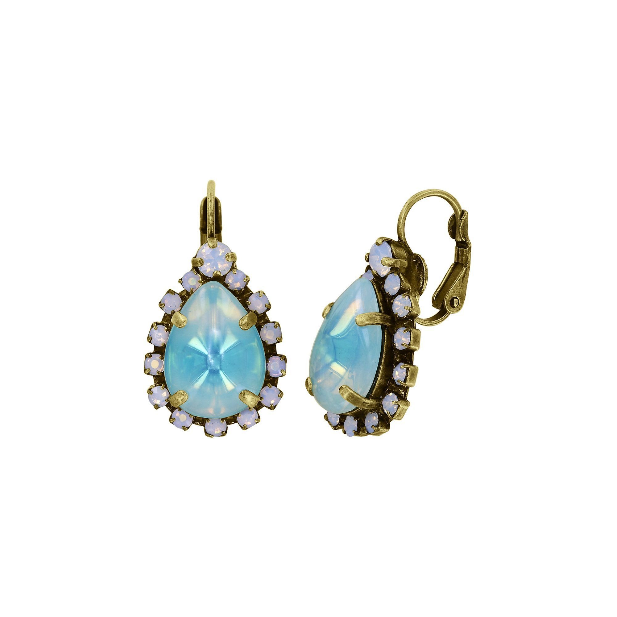 Bild für Ohrringe mit Brisur Sabrina Vintage Blau  