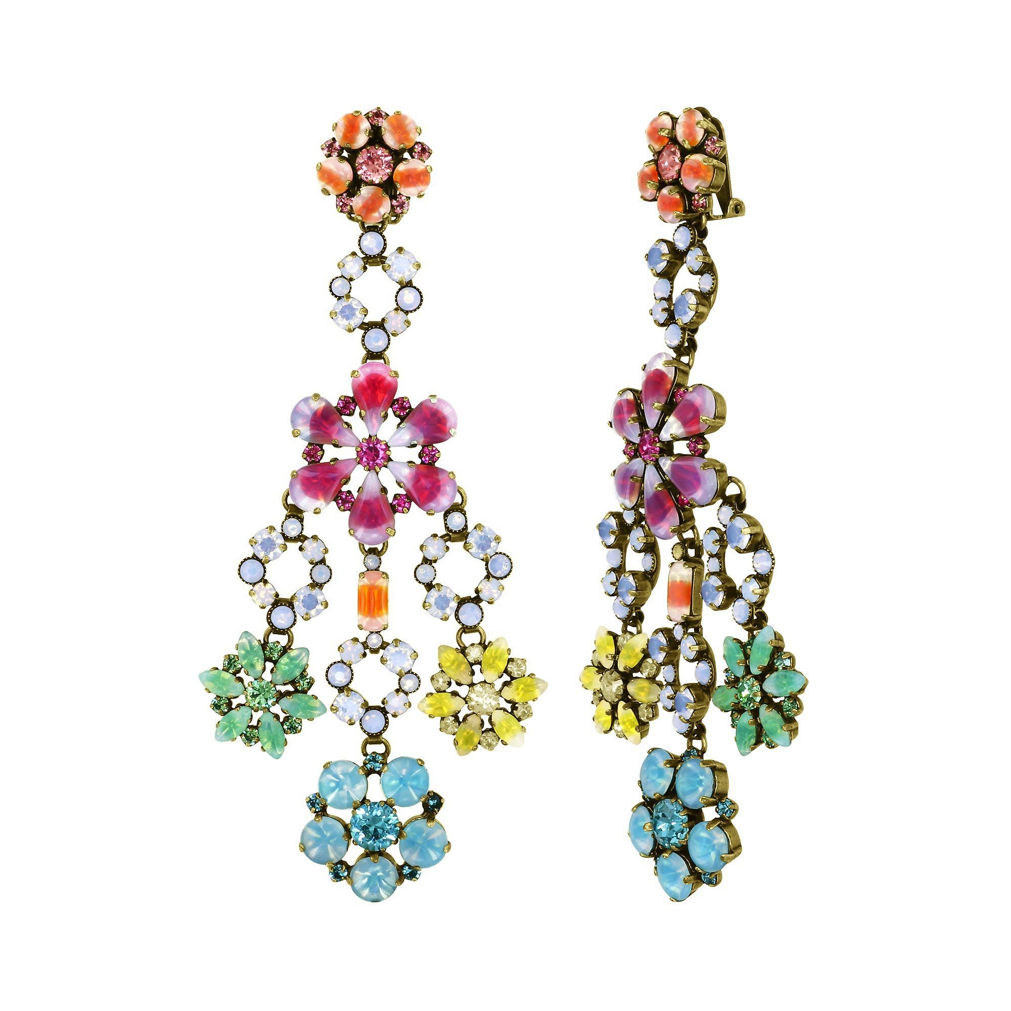 Bild für Ohrring Clip Sabrina Vintage Multi  