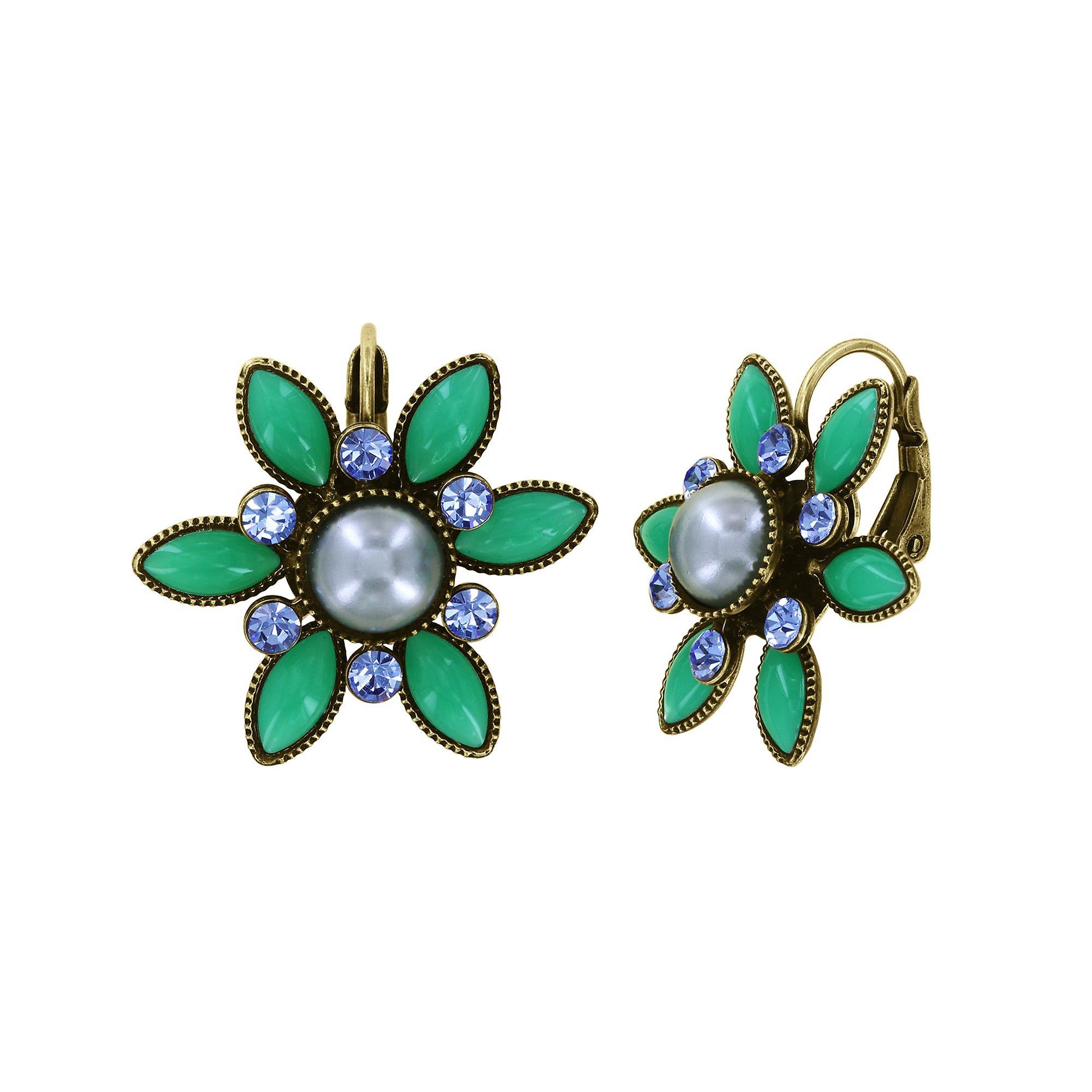 image for Earring Eurowire Margarita Green  