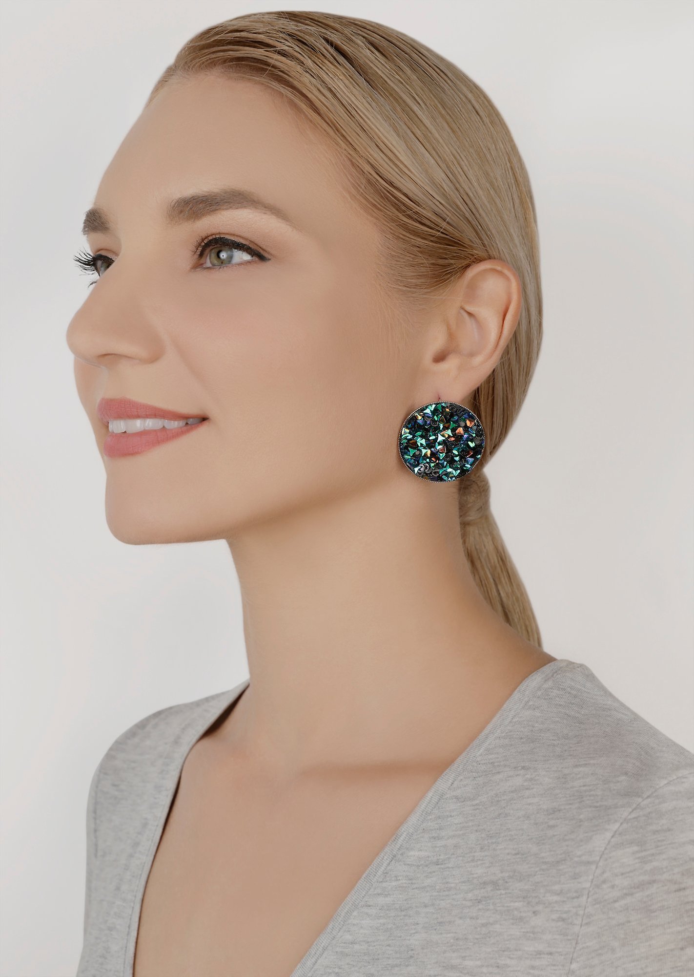 image for Earring Eurowire Studio 54 Blue / Green  size L