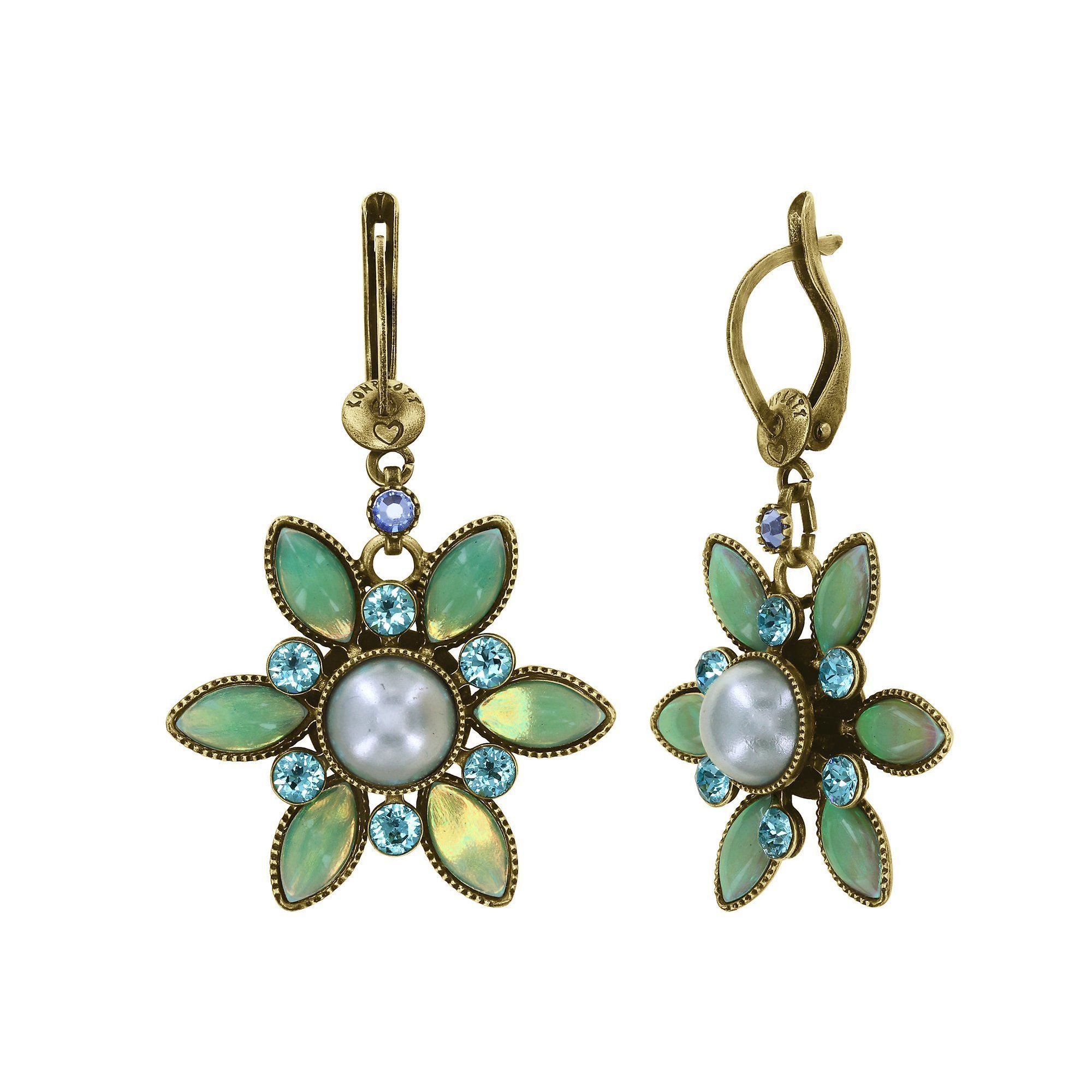 image for Earring Dangling Margarita Green  