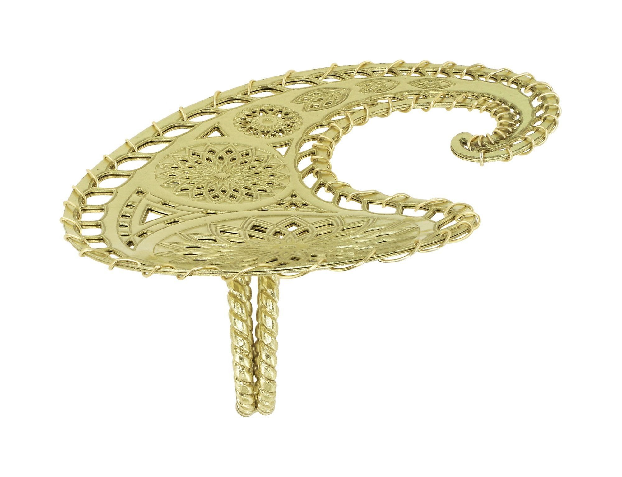 Bild für Ring Paisley Messing  Größe XL