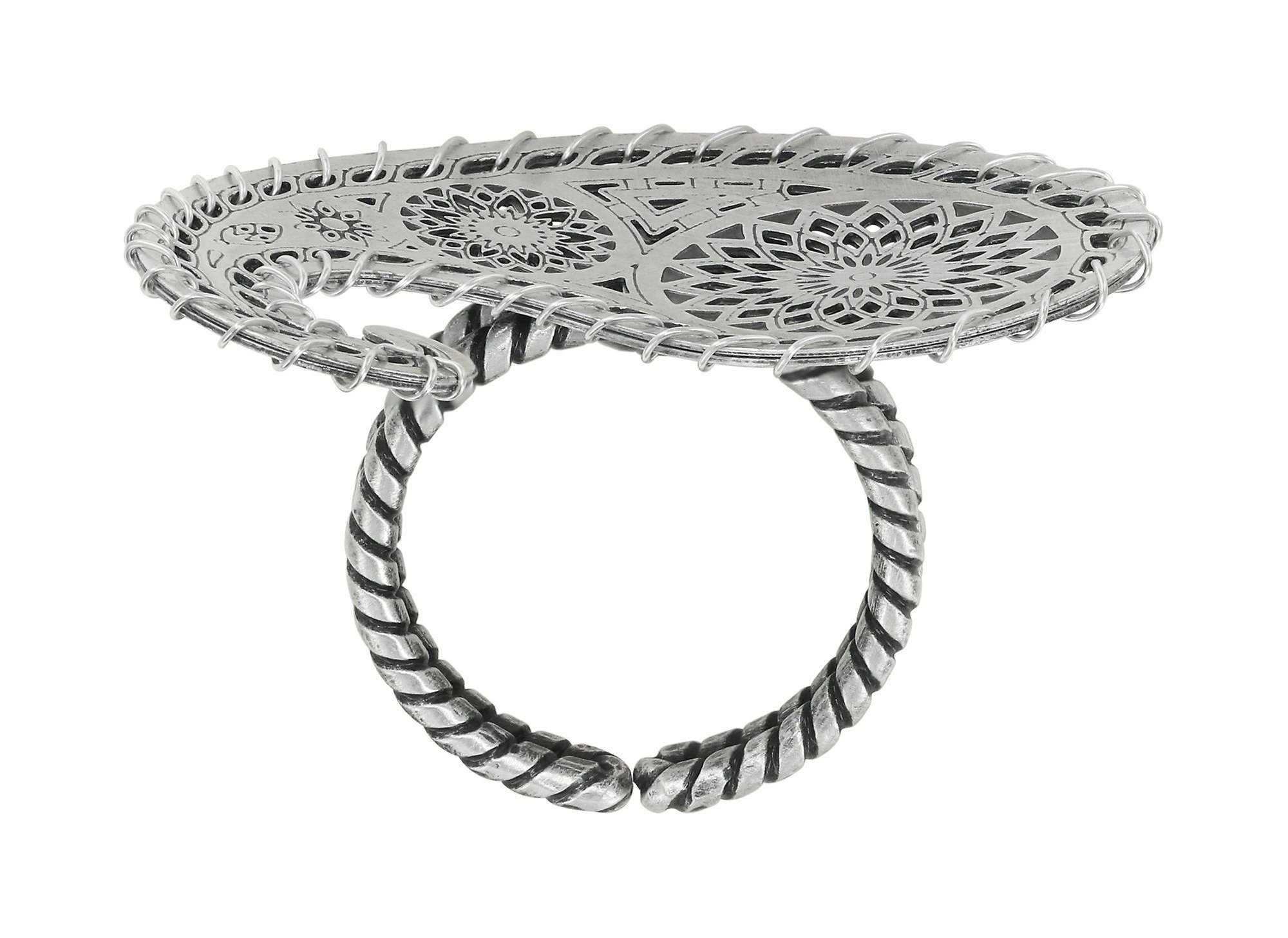 image for Ring Paisley Silver  size M