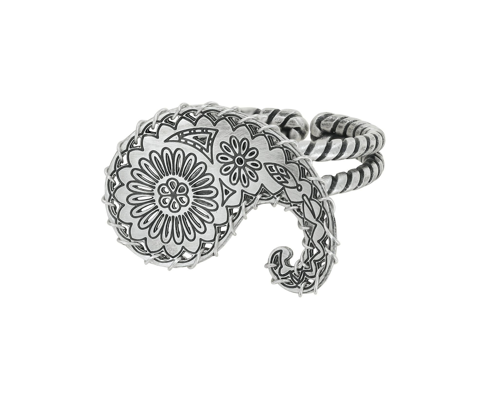 image pour Anneau Paisley Argent  size S