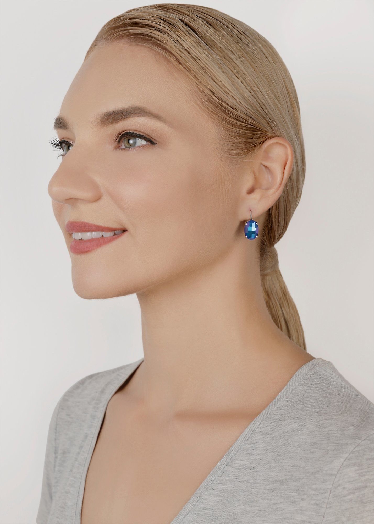 image pour Boucles d'oreilles Eurowire Daily Desire Bleu  