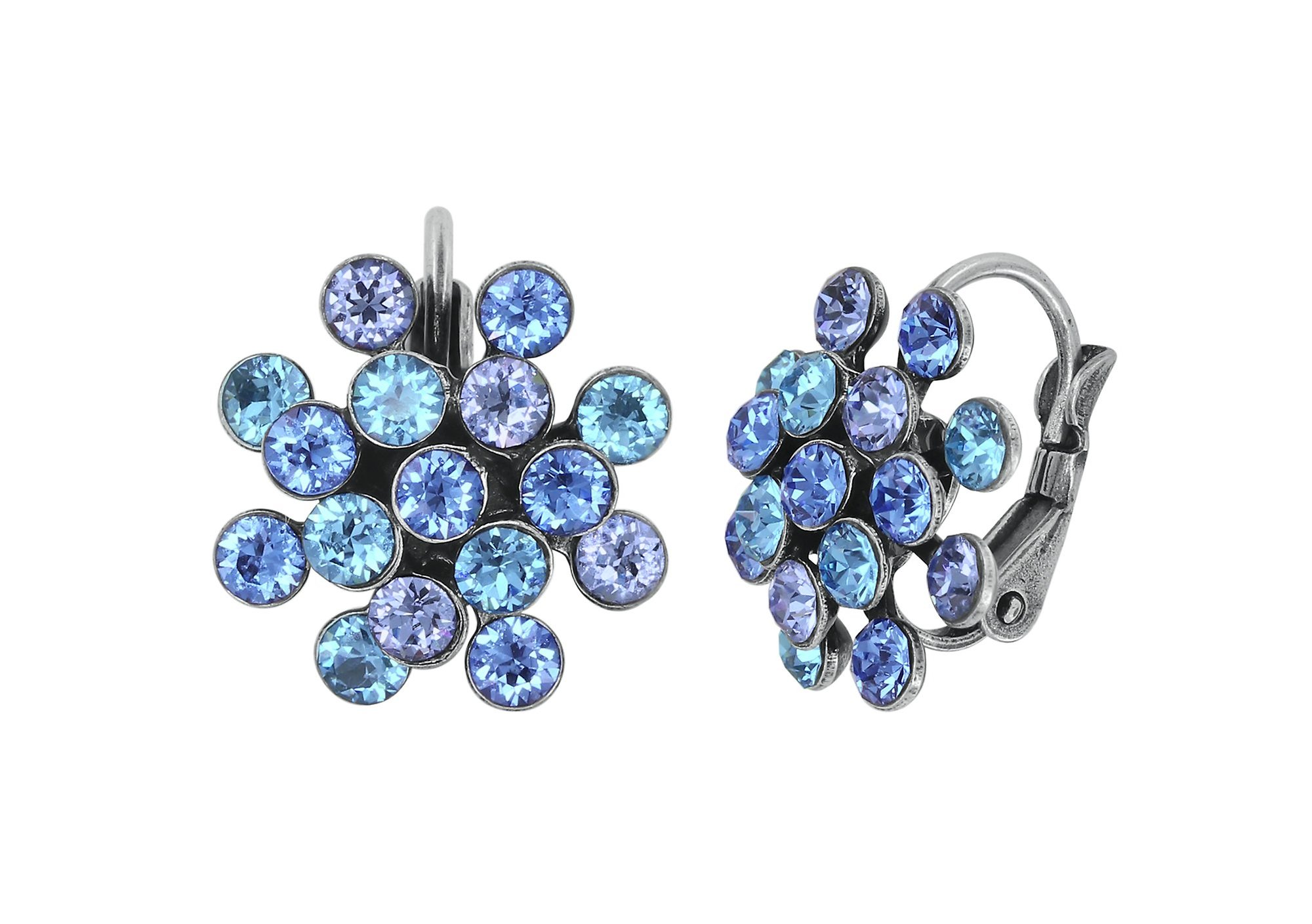 Bild für Ohrringe mit Brisur Magic Fireball Hellblau  mini