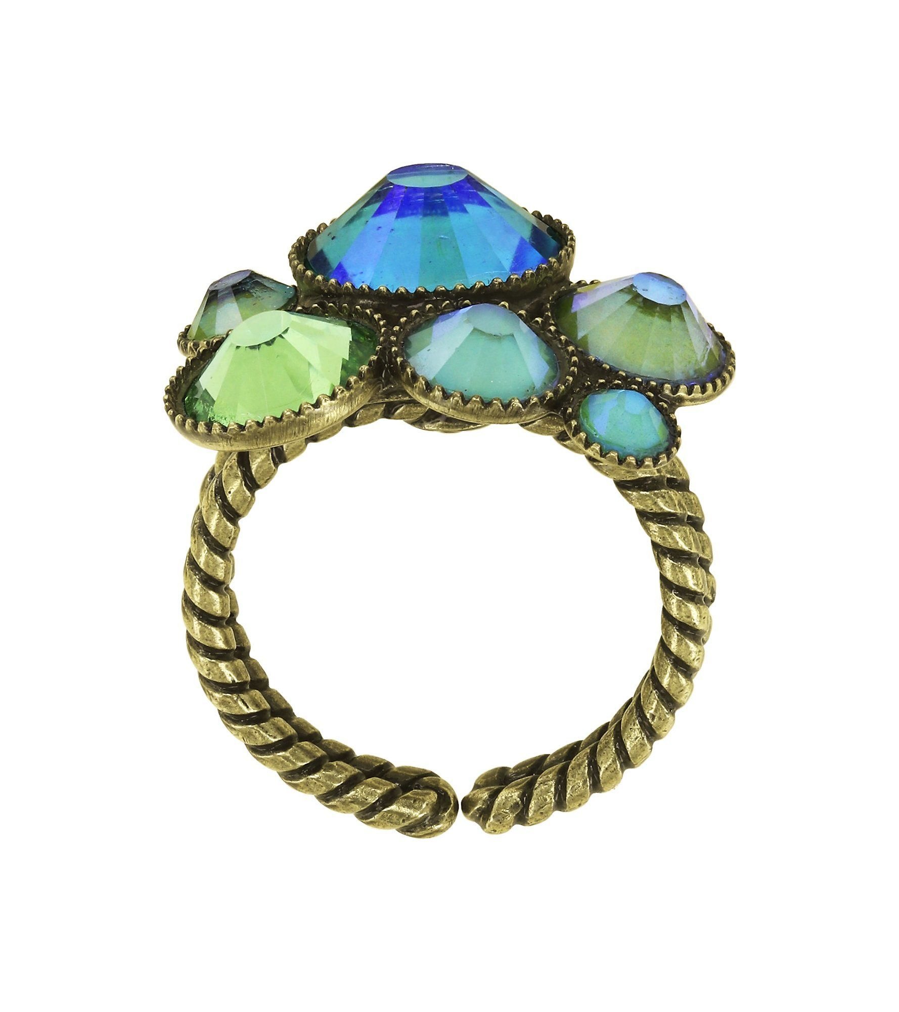 Bild für Ring Water Cascade Glam Grün  