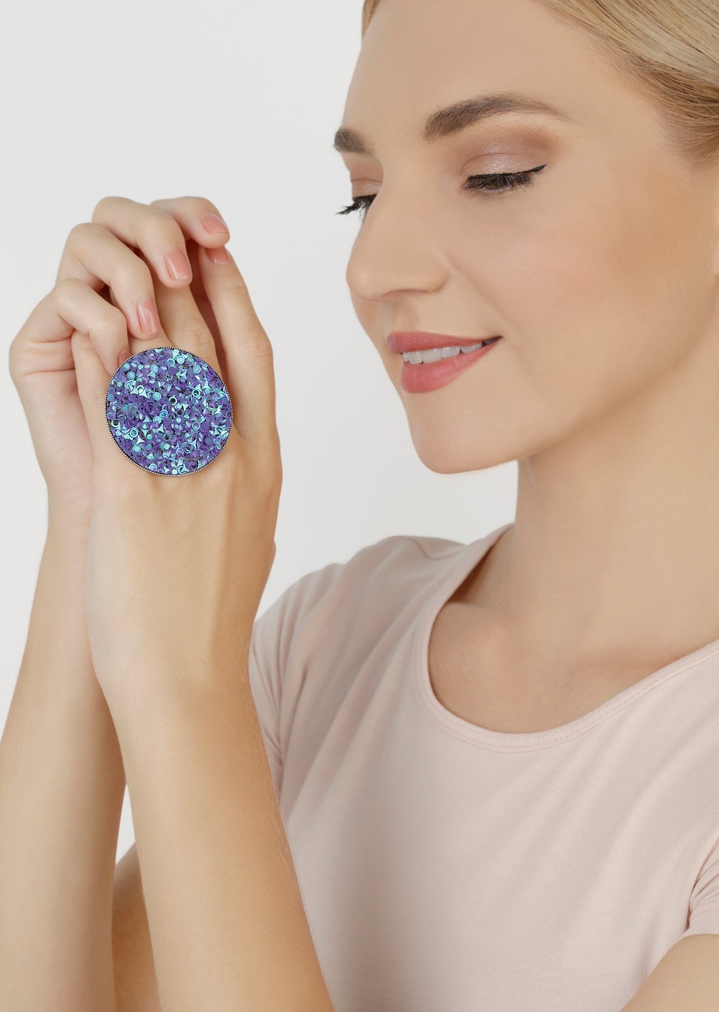 image for Ring Studio 54 Blue / Lila  size XL