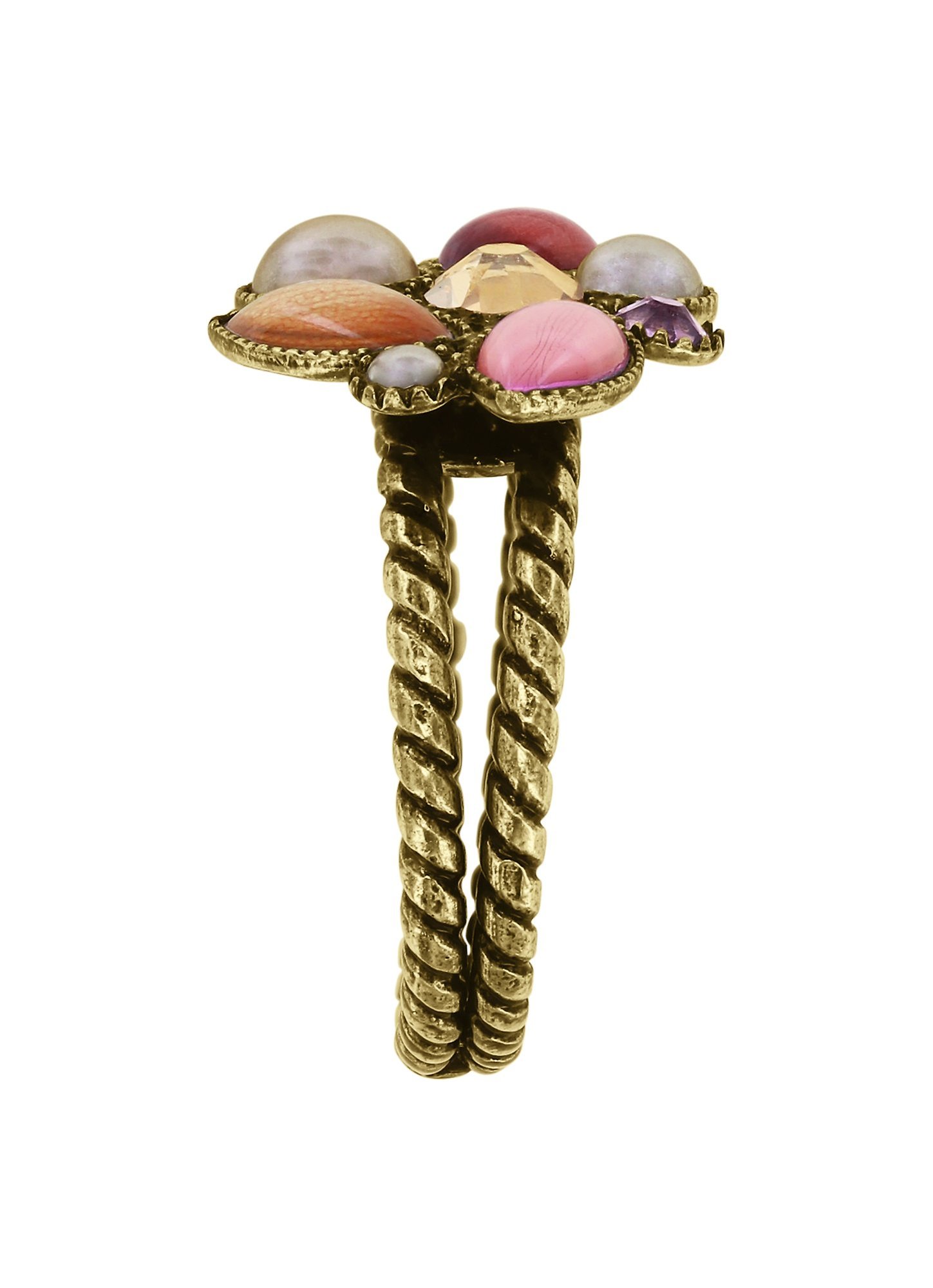 Bild für Ring Margarita Beige / Pink  