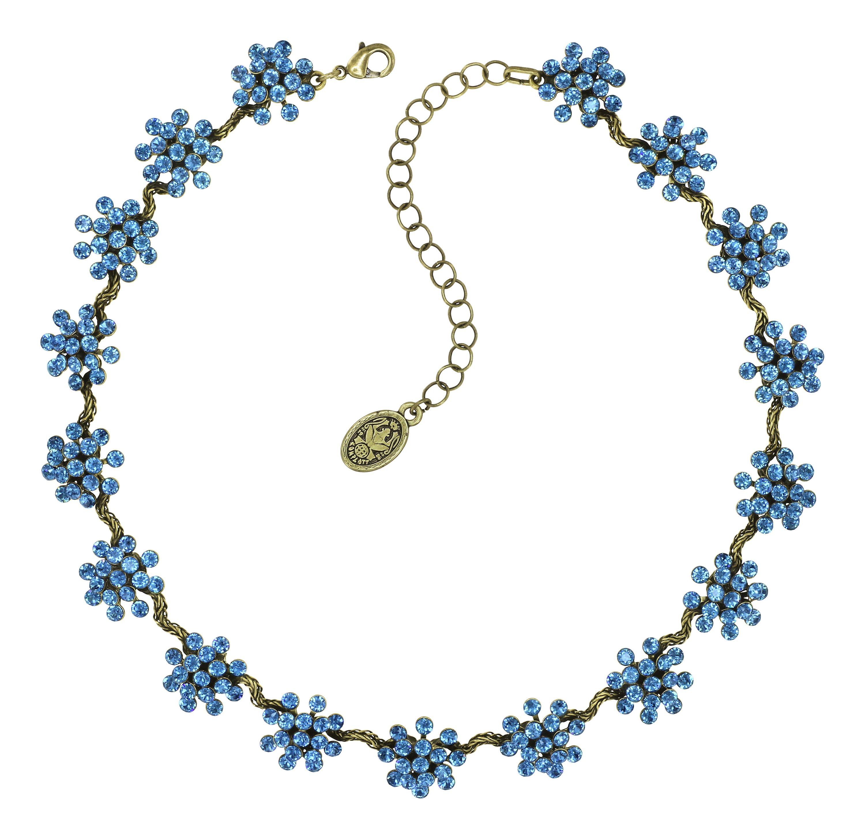 Bild für Halskette Collier Magic Fireball Blau  mini