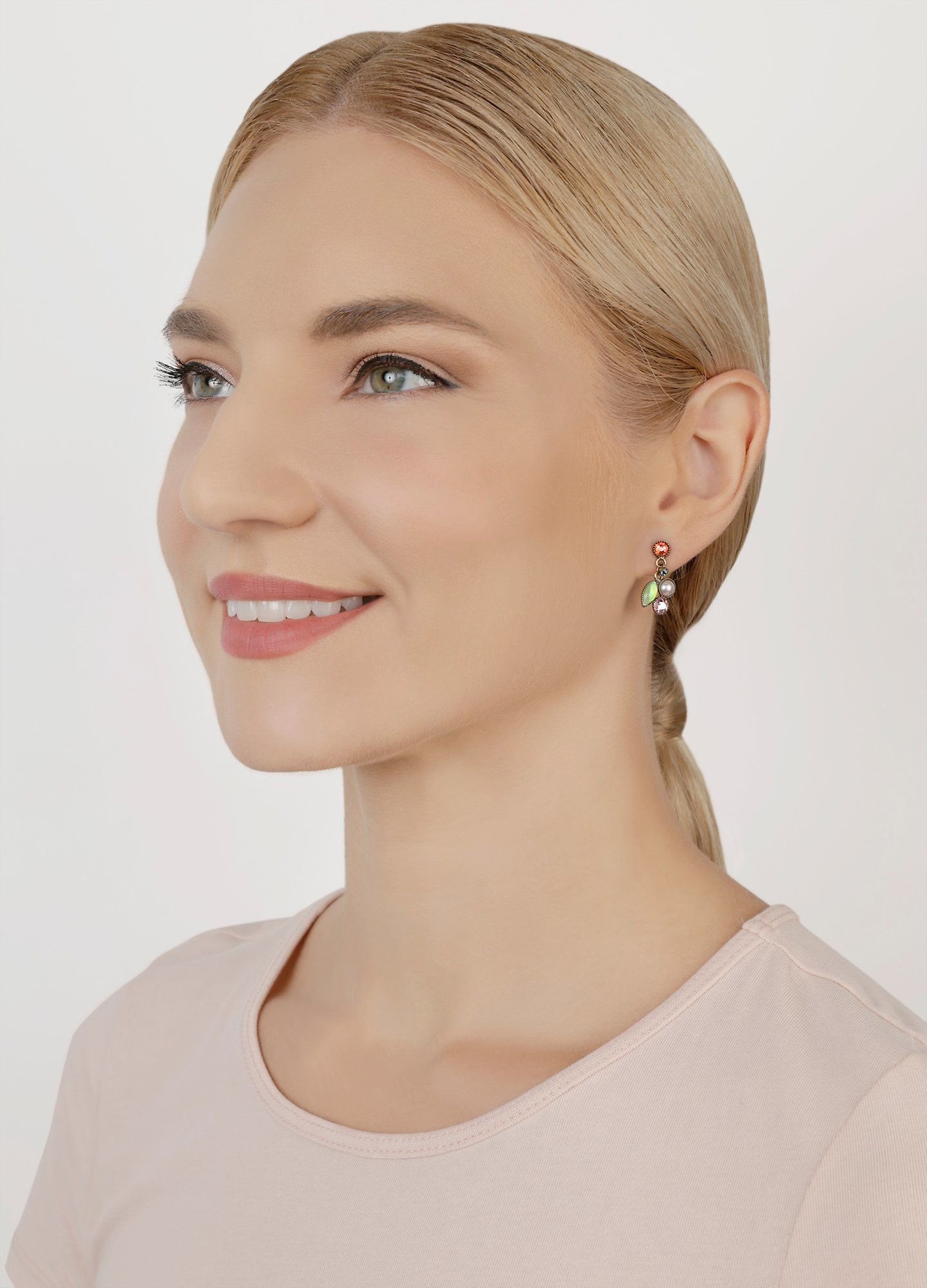 image for Earring Stud Dangling Margarita Multi  