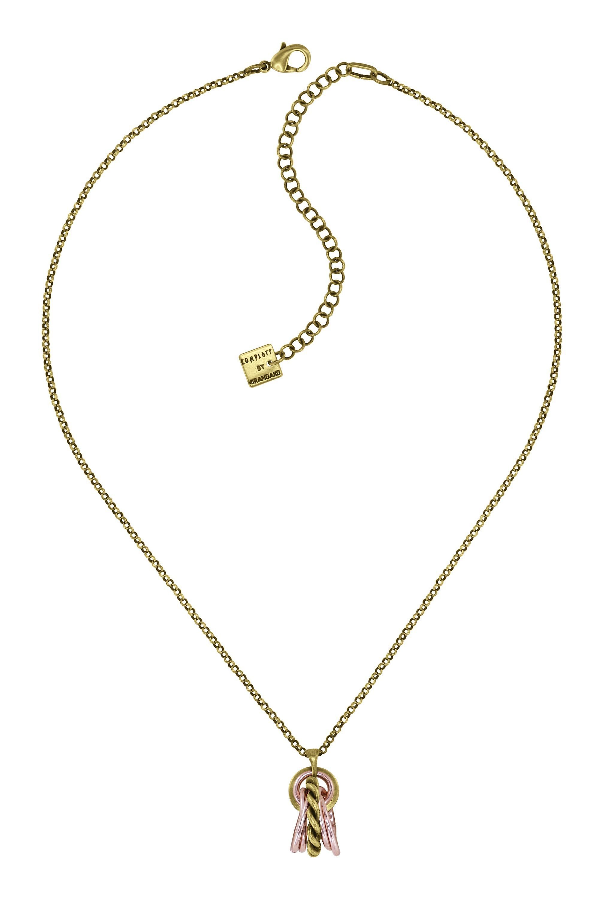 image pour Collier pendant Kaleidotropical Beige  