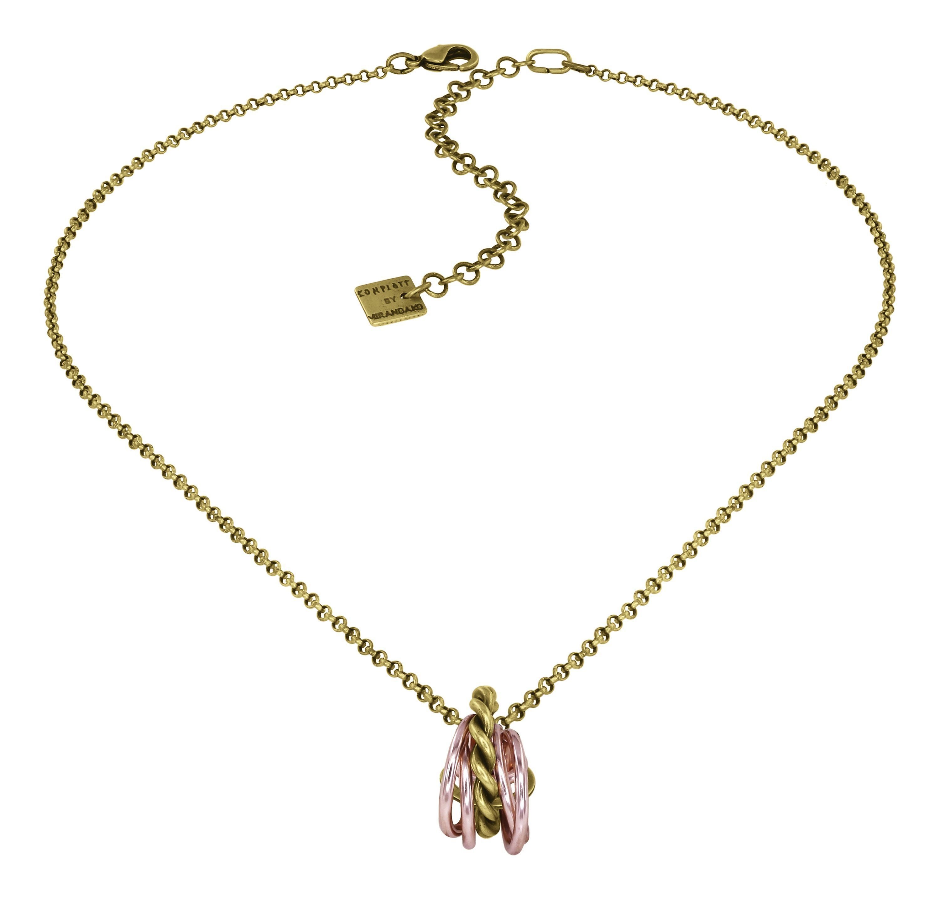 image for Necklace Pendant Kaleidotropical Beige  