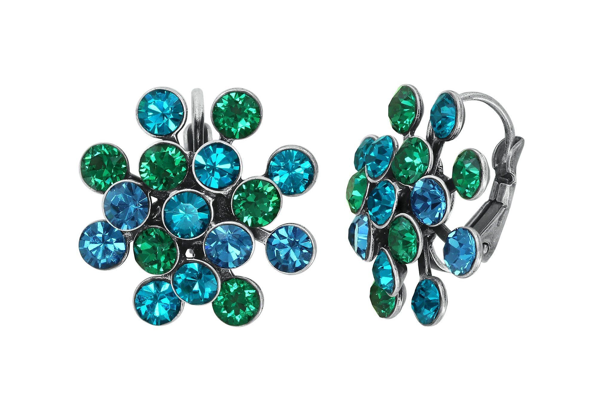 image for Earring Eurowire Magic Fireball Blue / Green  Classic Size (21mm Ø)