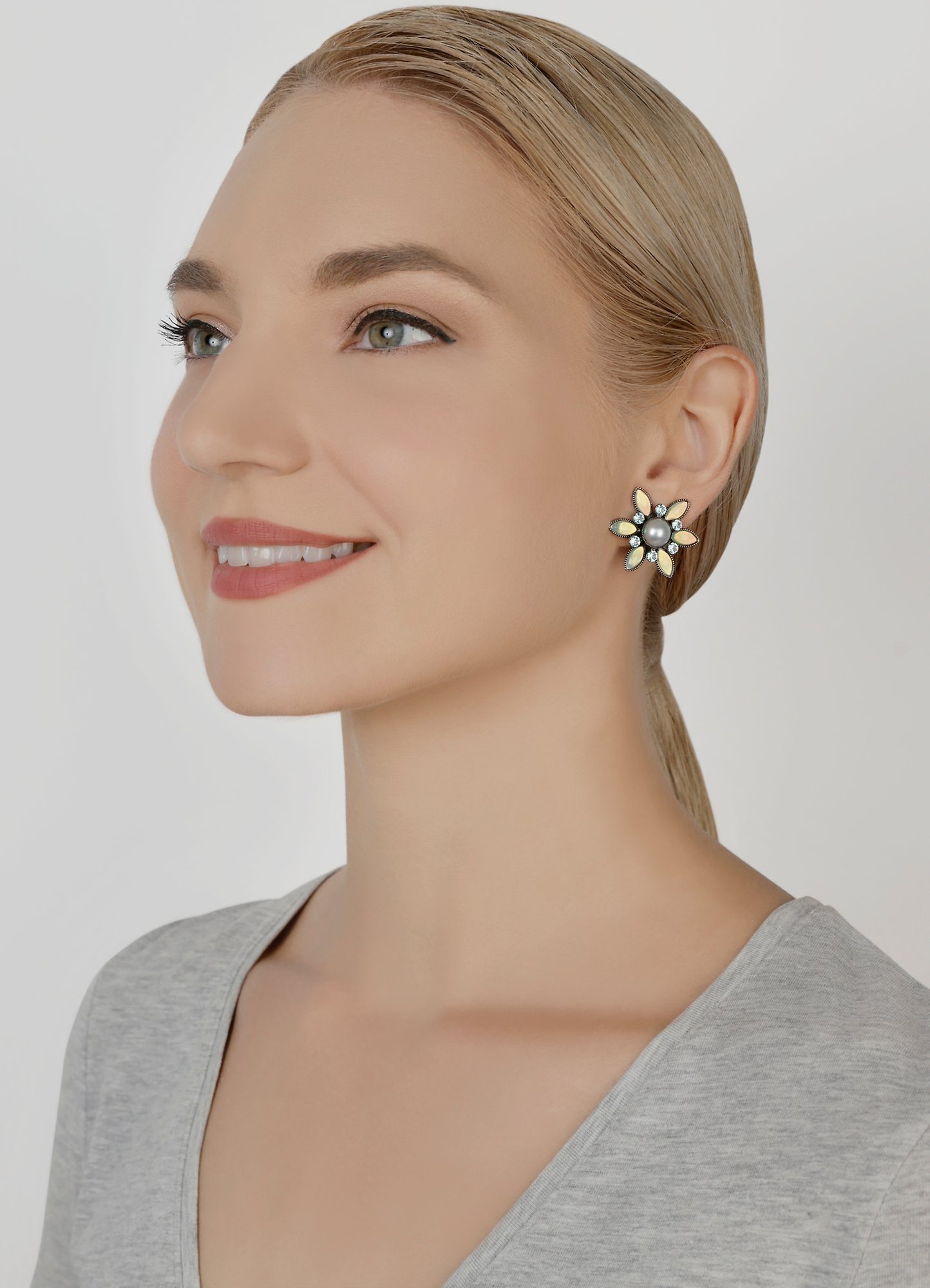 image pour Boucles d'oreilles Clip Margarita Vert  