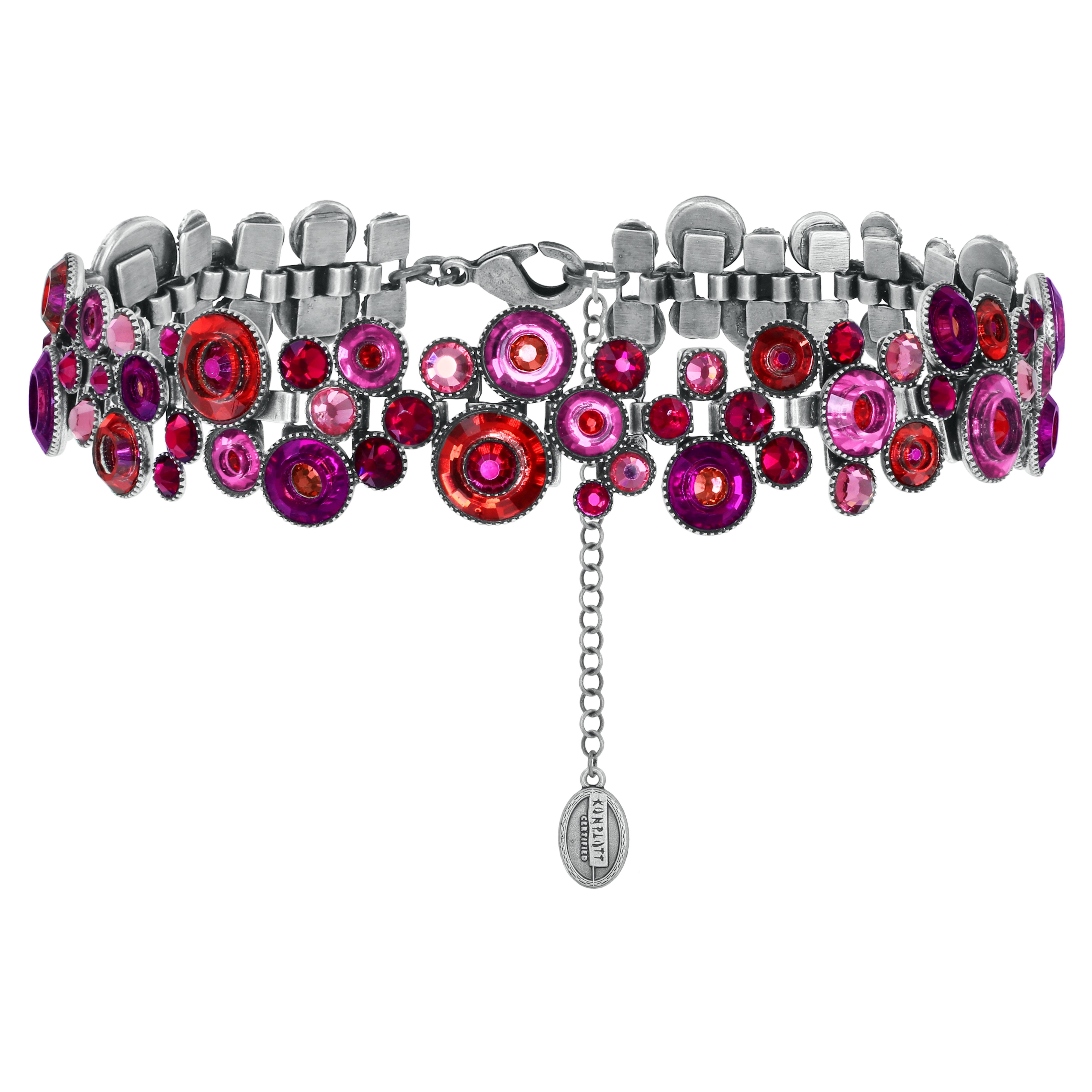 image for Necklace Choker Donutissima Dark Rose / Red  