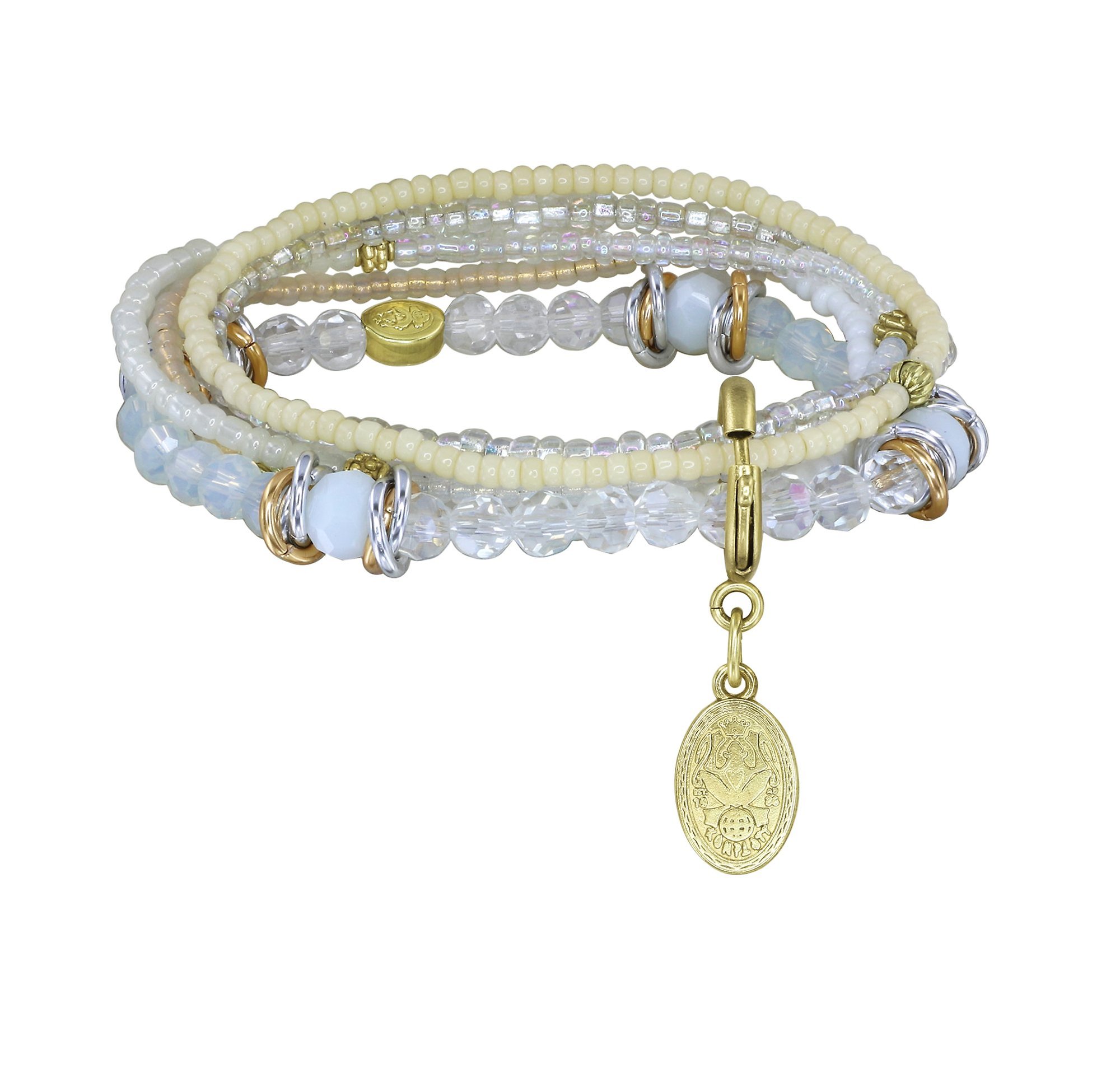 image for Bracelet Elastic Petit Glamour d´Afrique White  