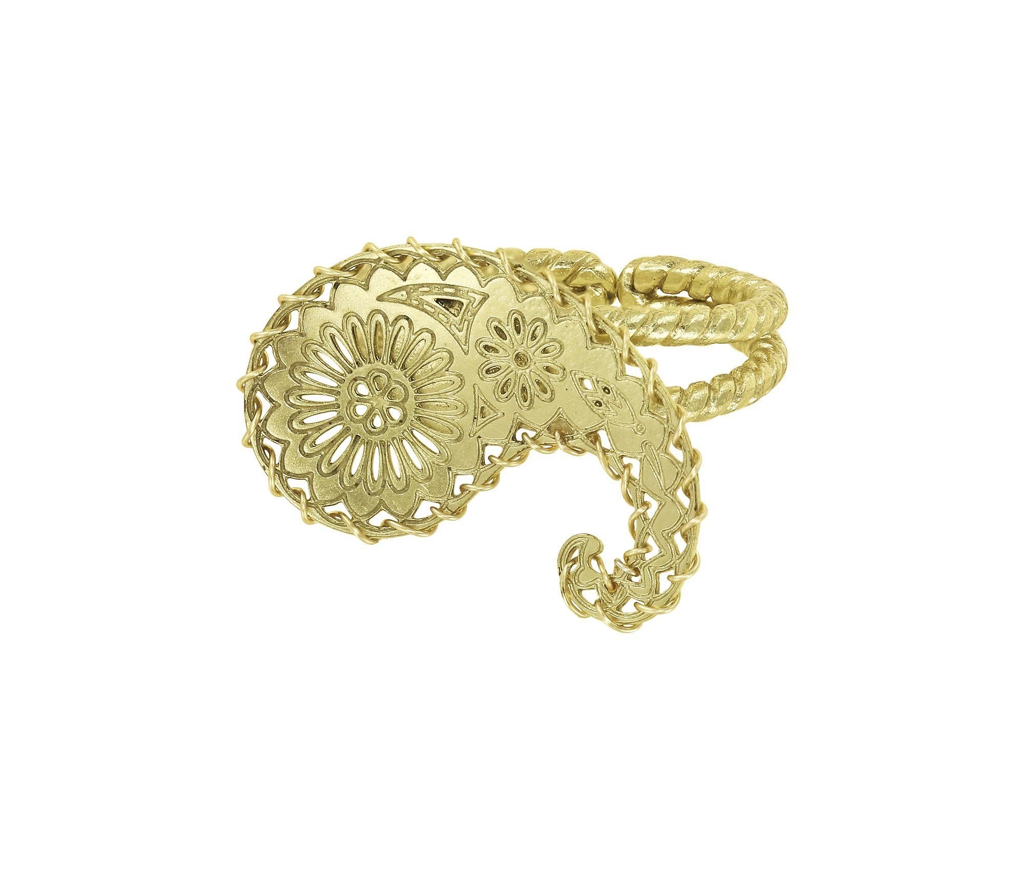 image pour Anneau Paisley Laiton  size S