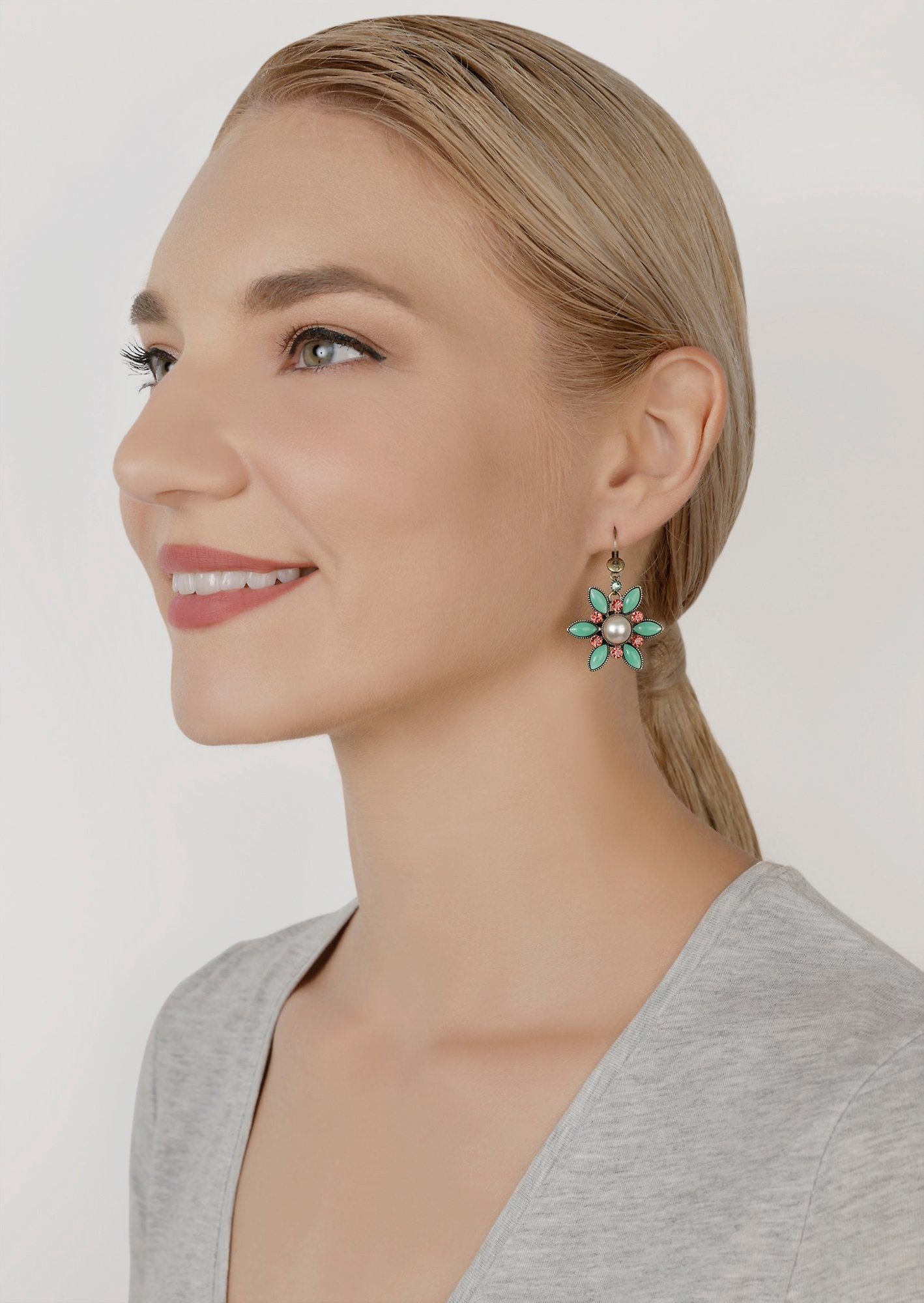 image pour Boucles d'oreilles pendantes Margarita Multi  