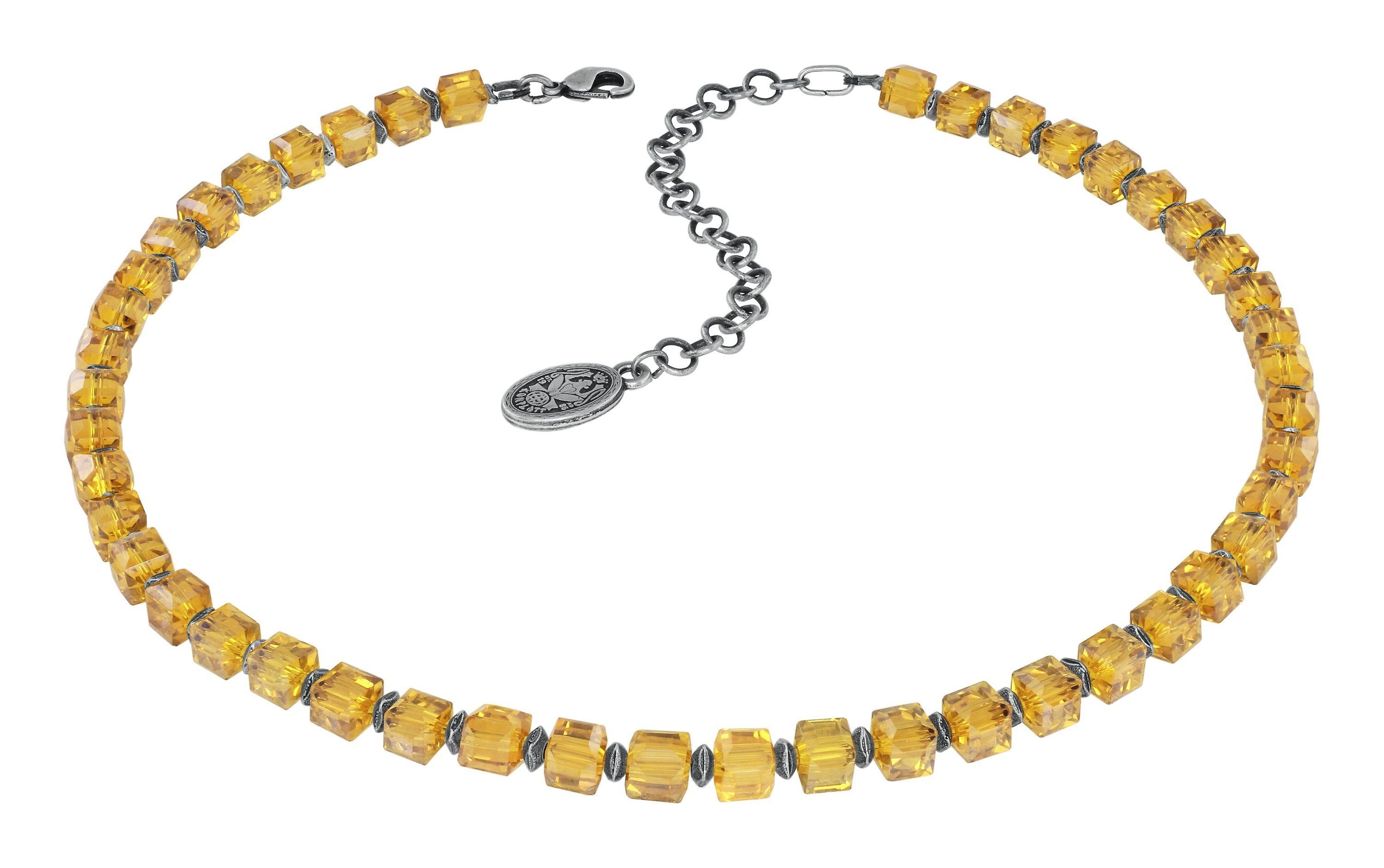 image pour Collier Cubes Jaune  