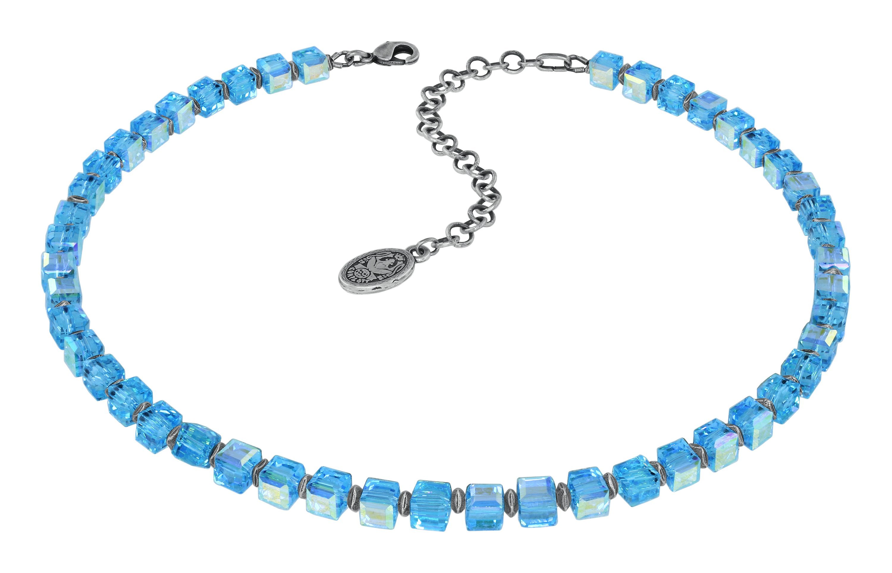 image pour Collier Cubes Bleu  