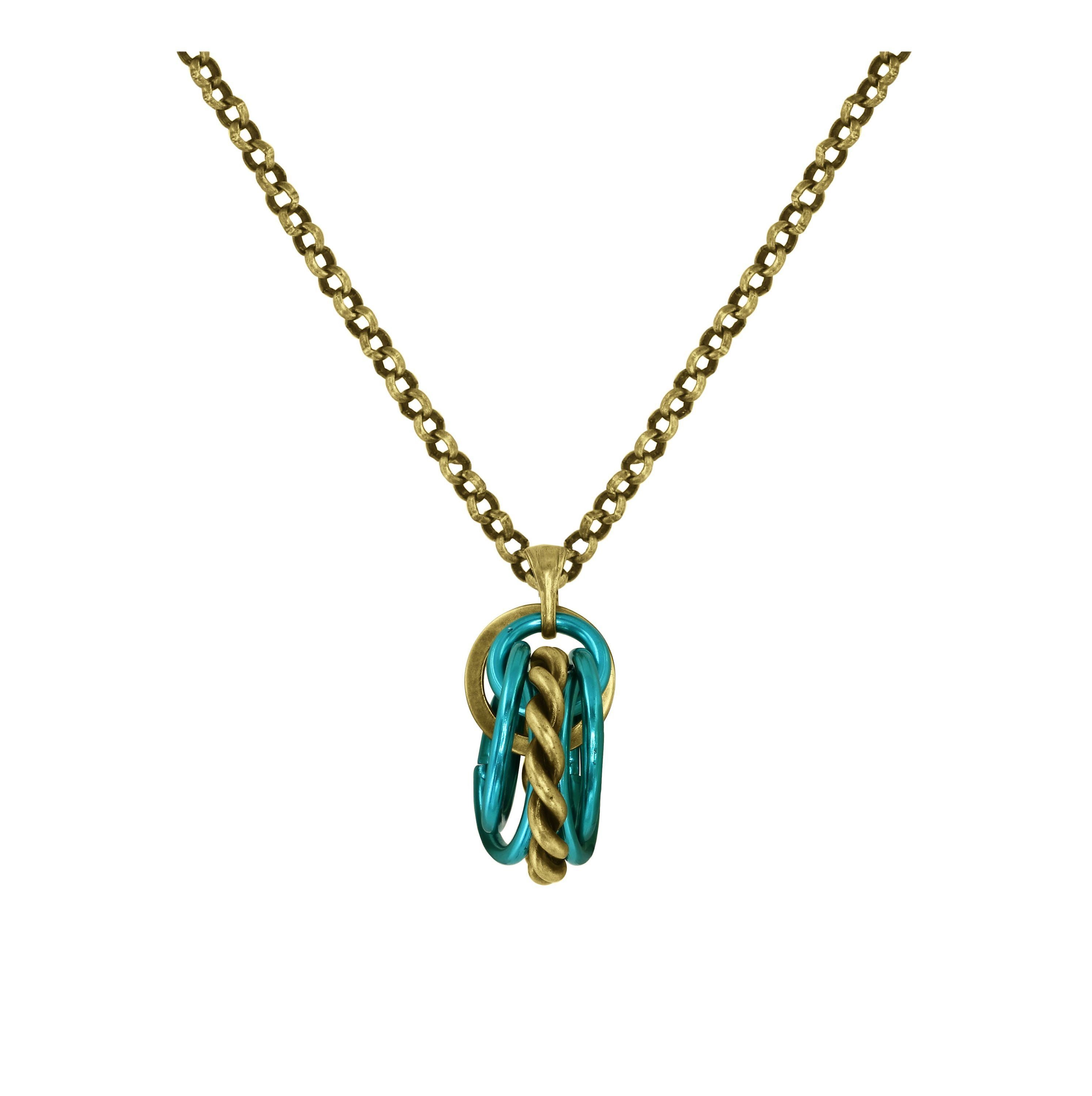 image pour Collier pendant Kaleidotropical Vert  