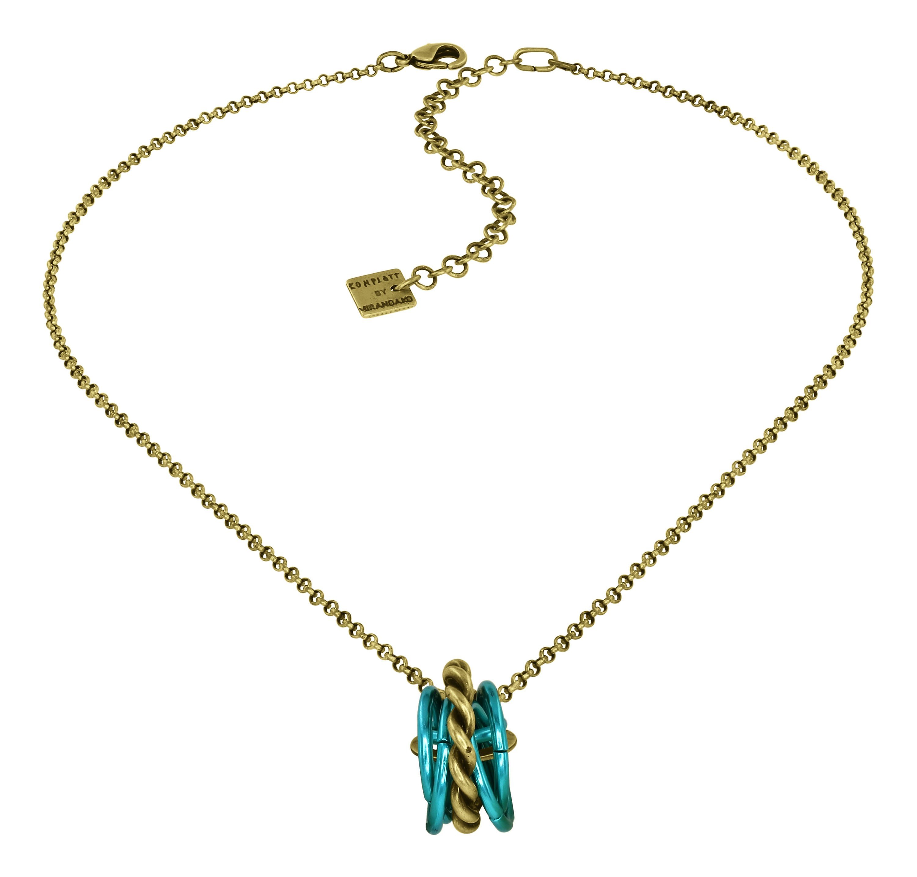 image pour Collier pendant Kaleidotropical Vert  