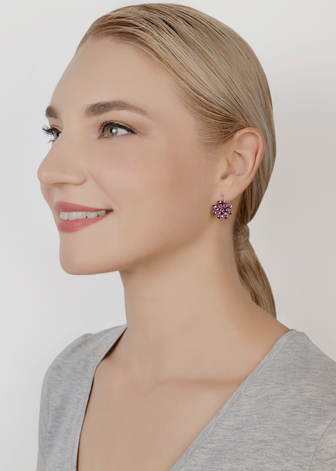 image pour Boucles d'oreilles Eurowire Magic Fireball Lila  mini
