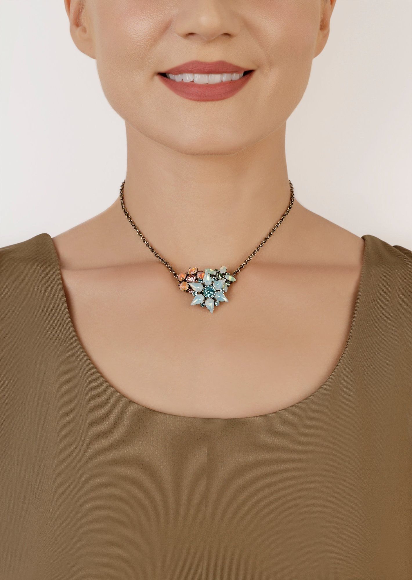 image for Necklace Sabrina Vintage Multi  