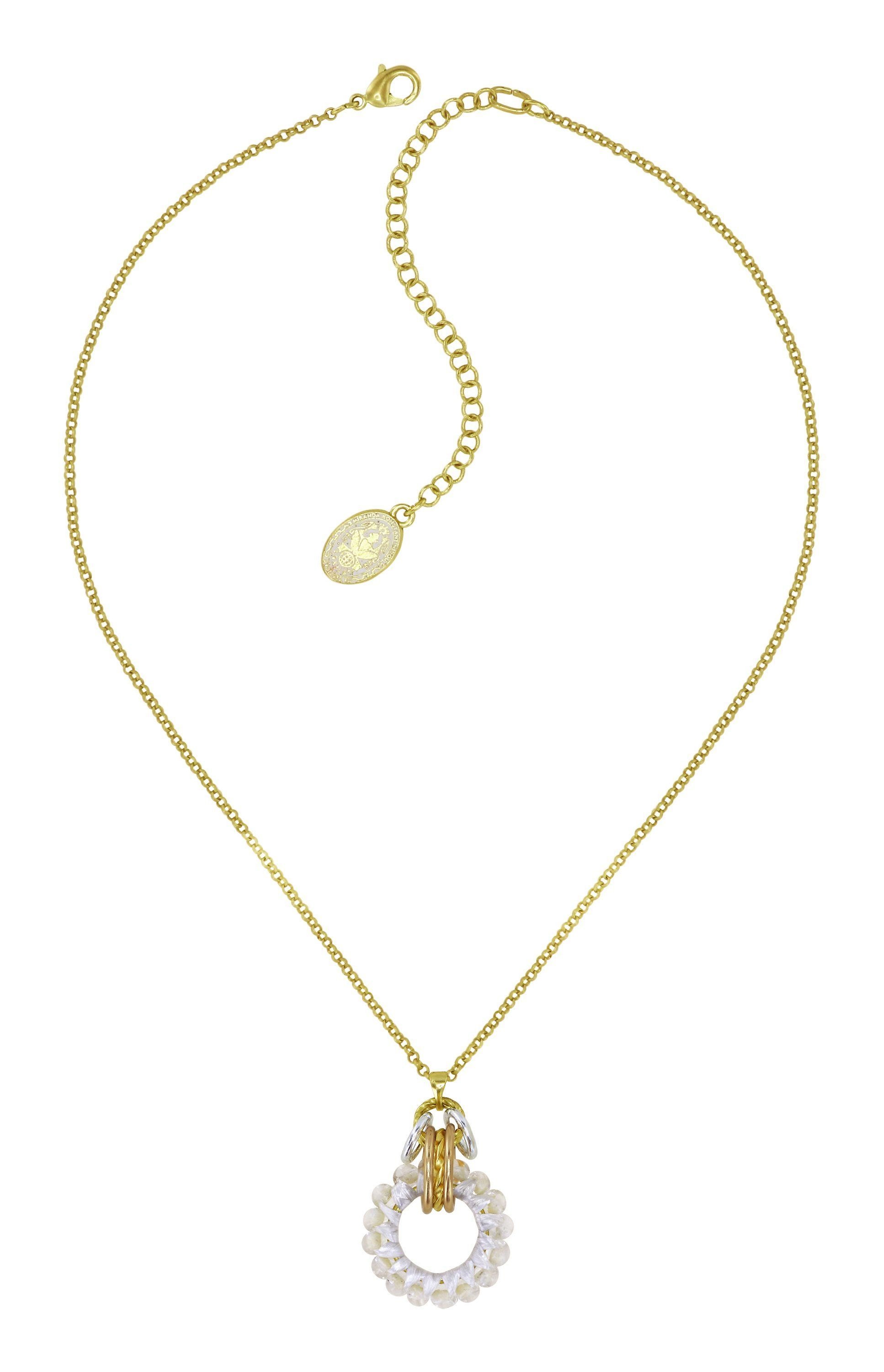 image pour Collier pendant Kaleidotropical Blanc  