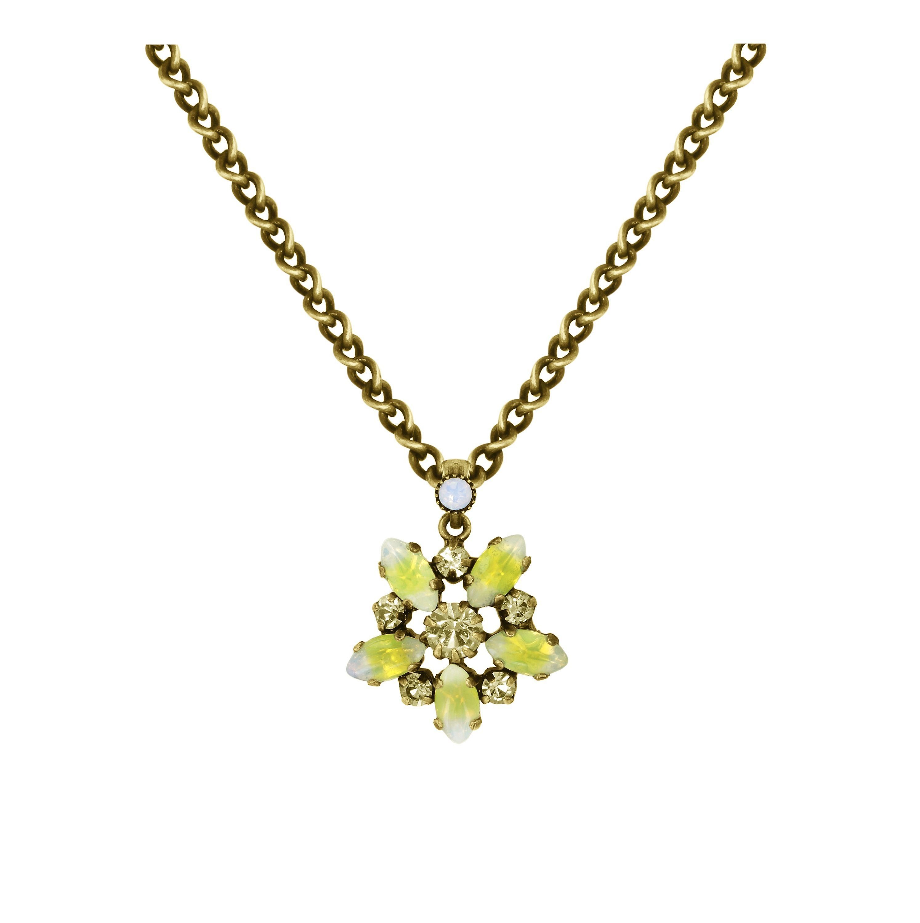 image for Necklace Pendant Sabrina Vintage Yellow Color 3 