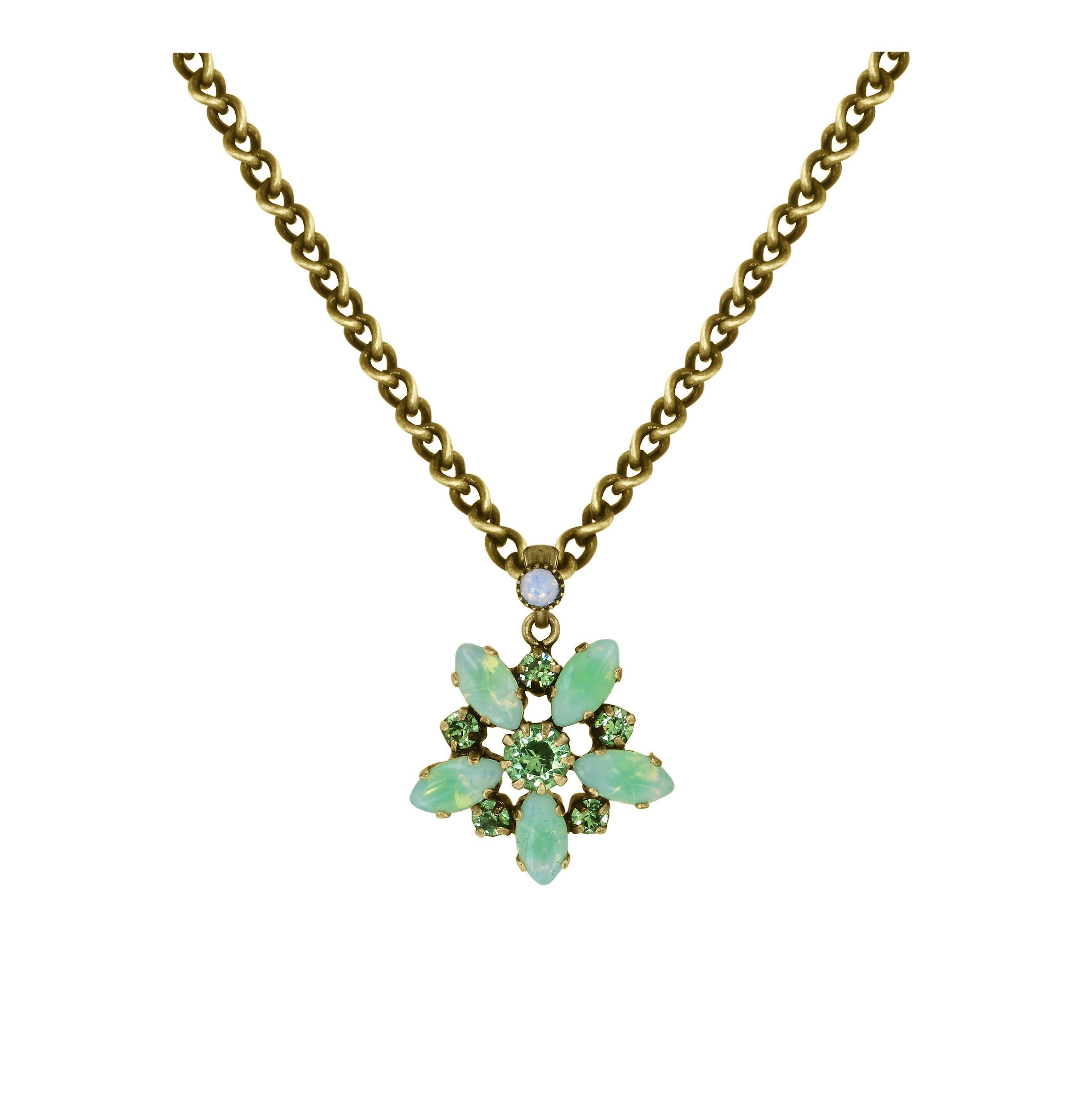 image for Necklace Pendant Sabrina Vintage Green Color 2 