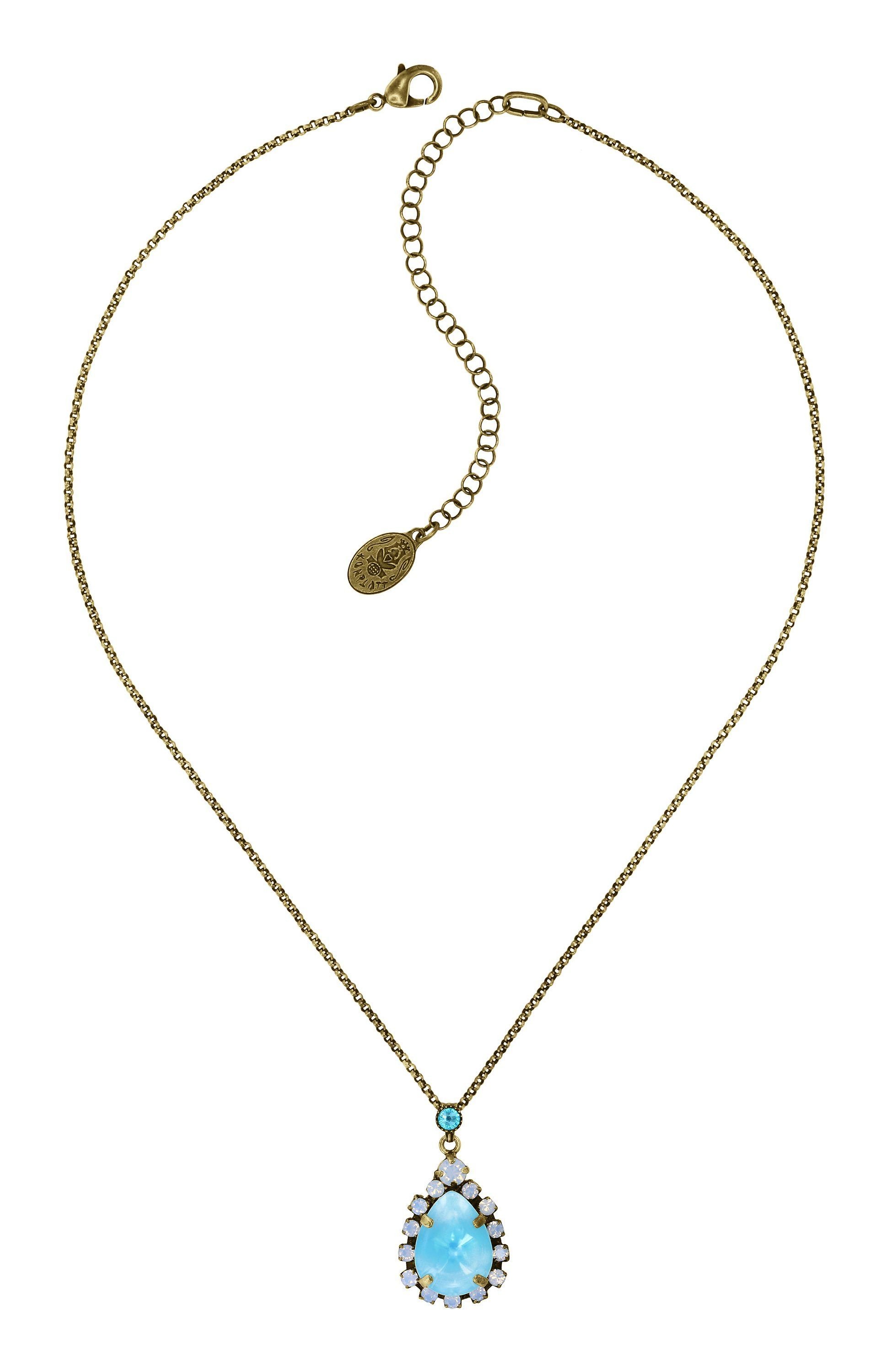 image for Necklace Pendant Sabrina Vintage Blue  