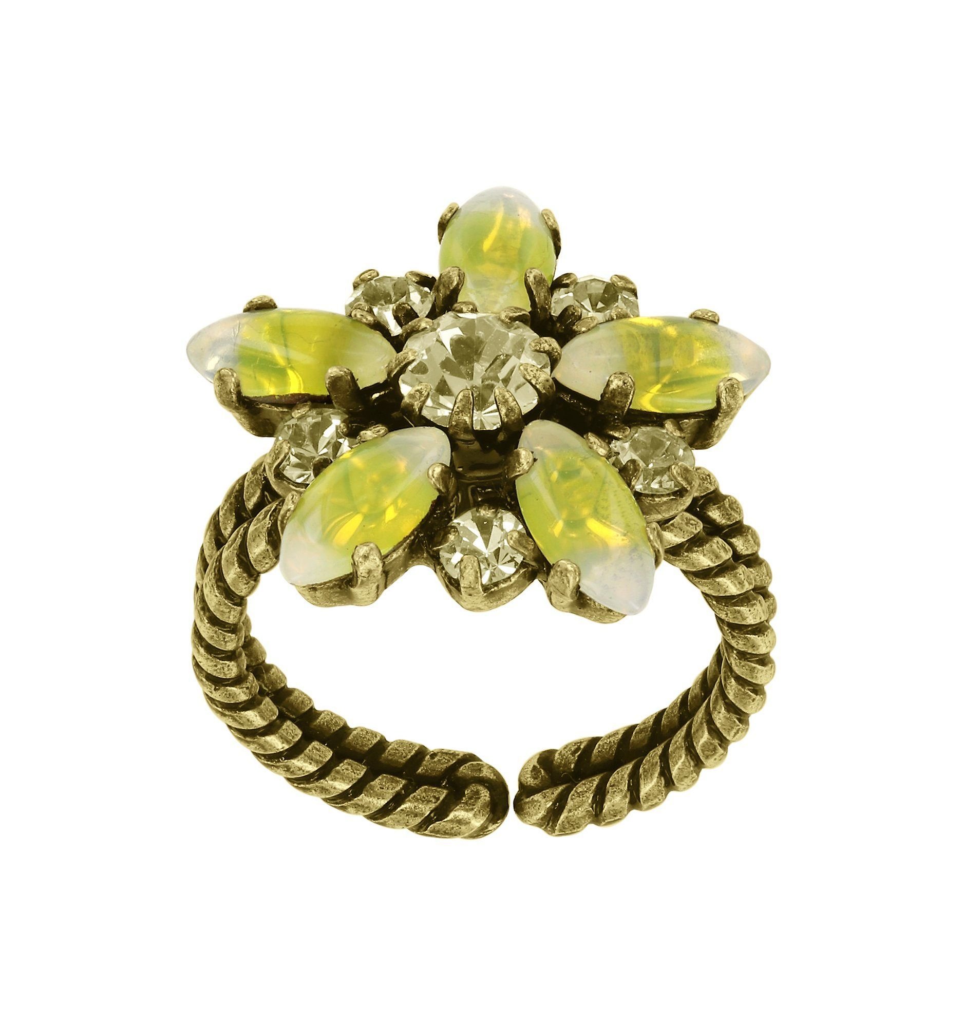 image for Ring Sabrina Vintage Yellow Color 3 