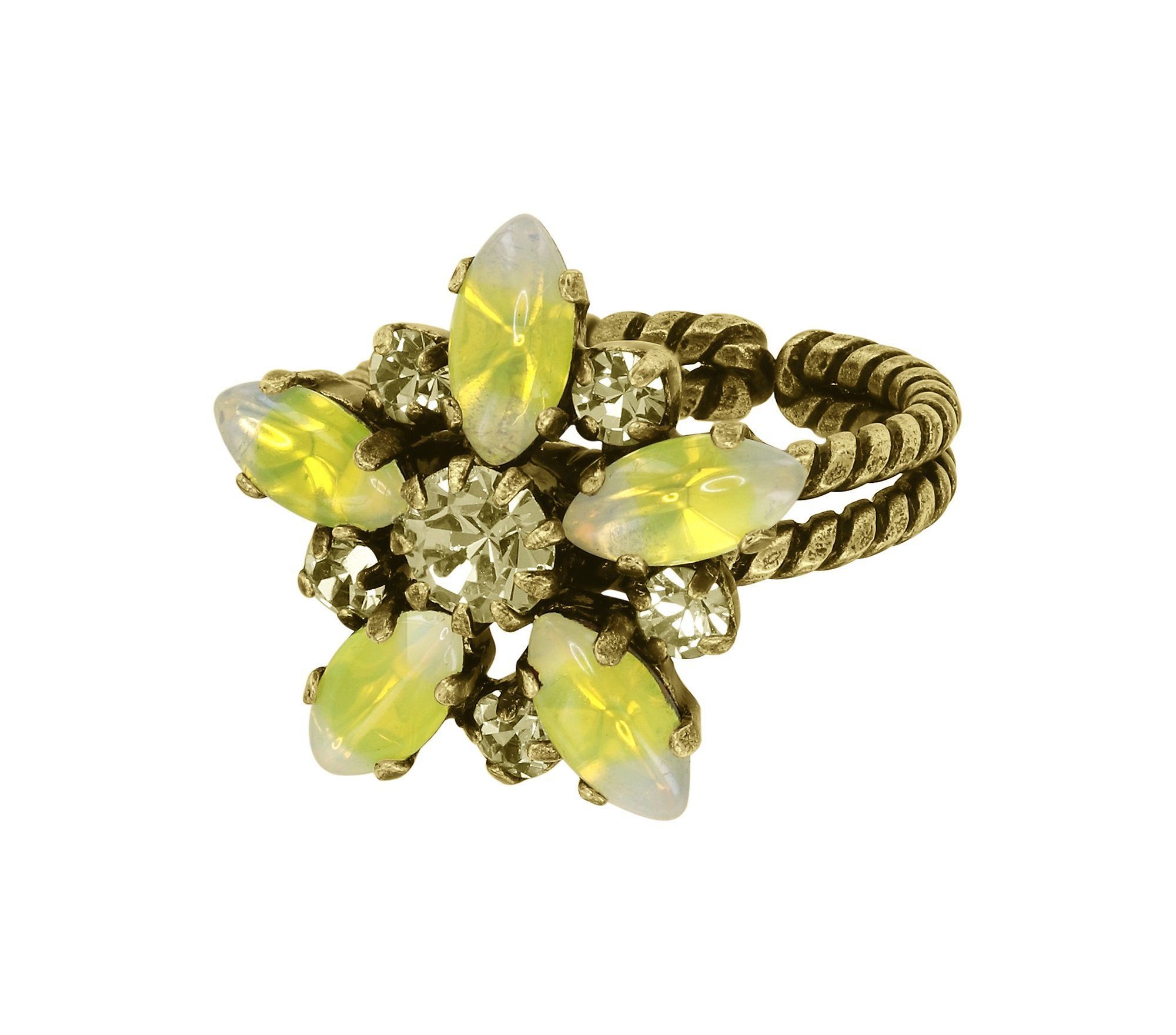 image for Ring Sabrina Vintage Yellow Color 3 