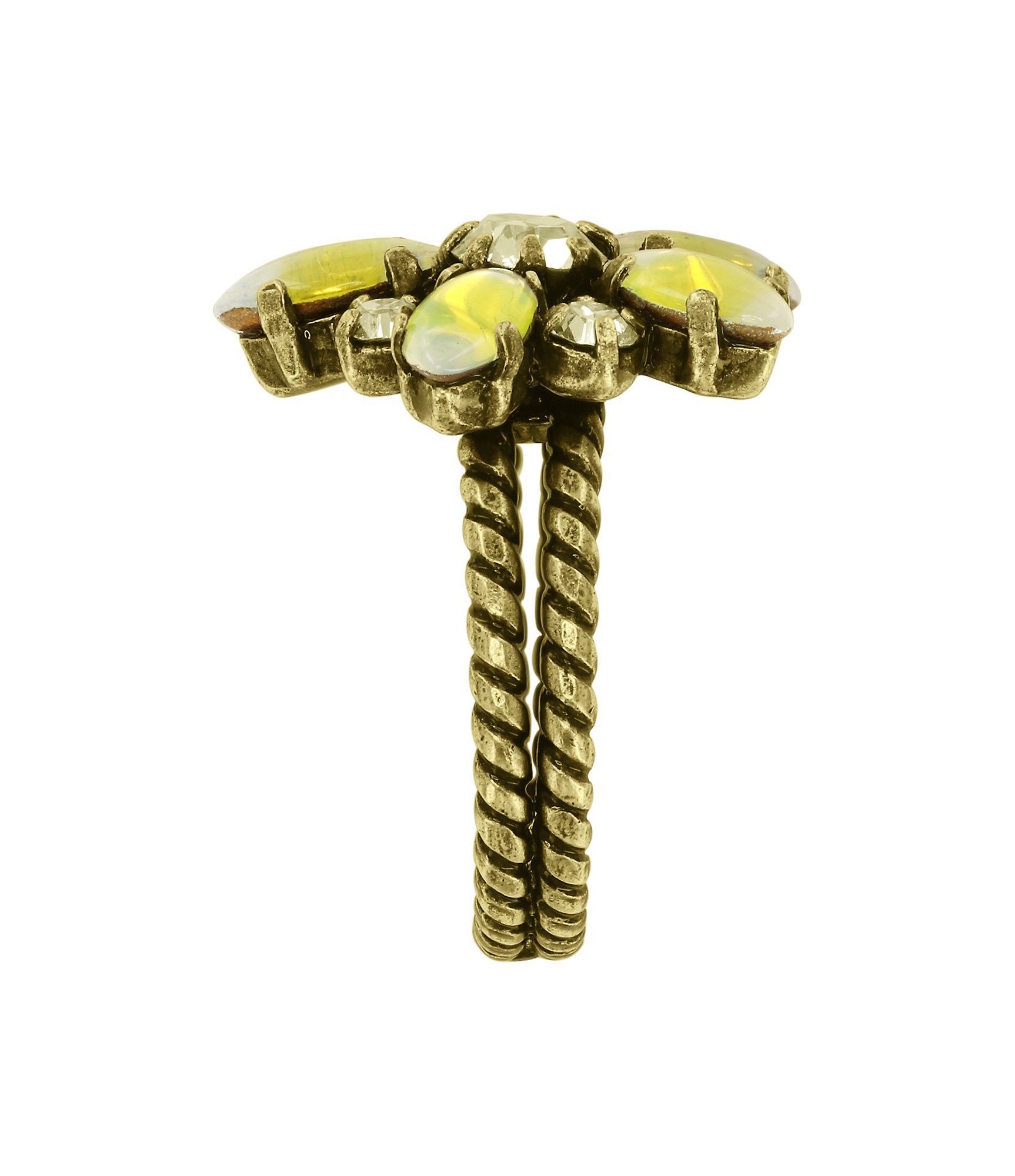 image for Ring Sabrina Vintage Yellow Color 3 