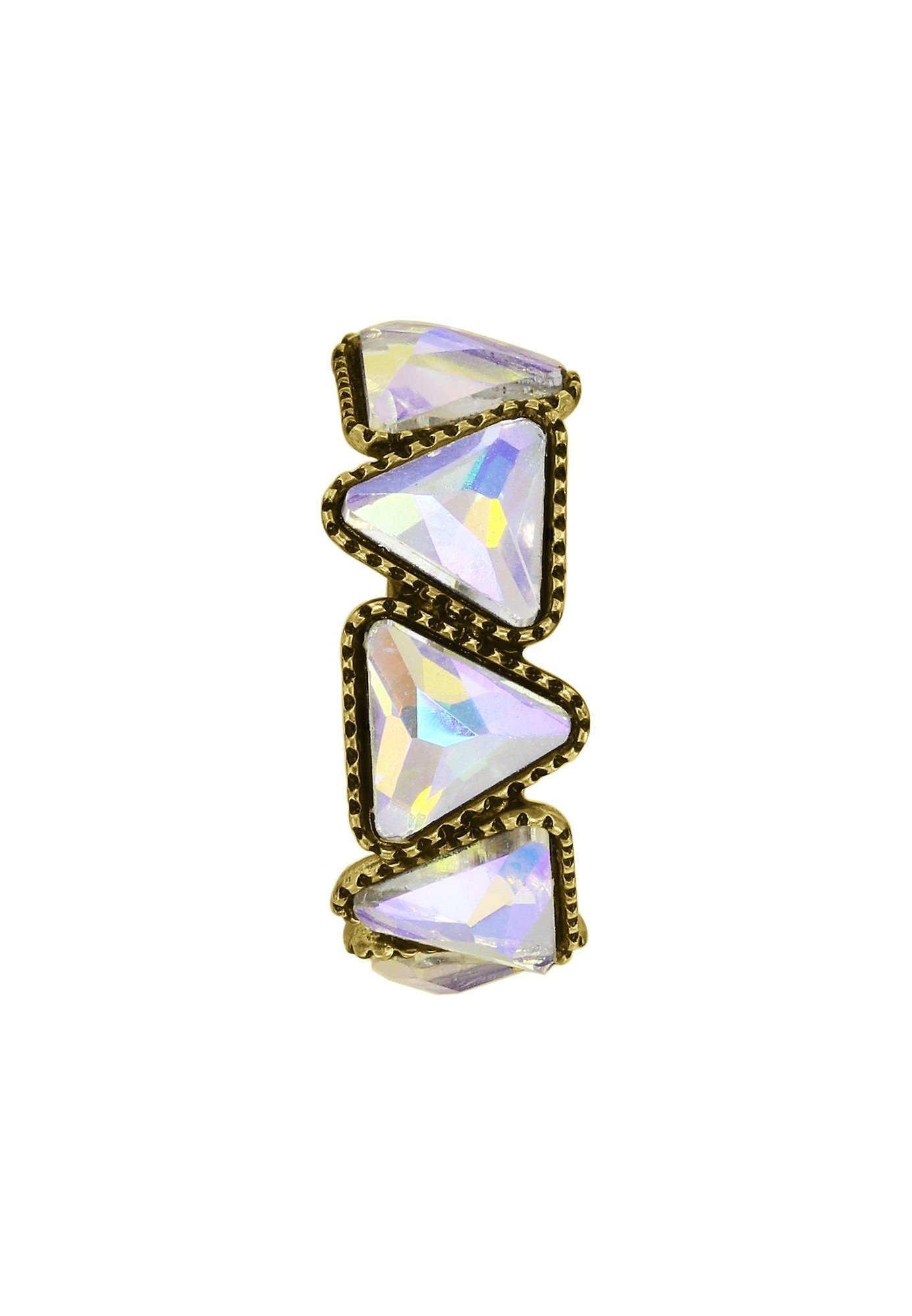 image for Ear Cuff Jumping Angles Brass  