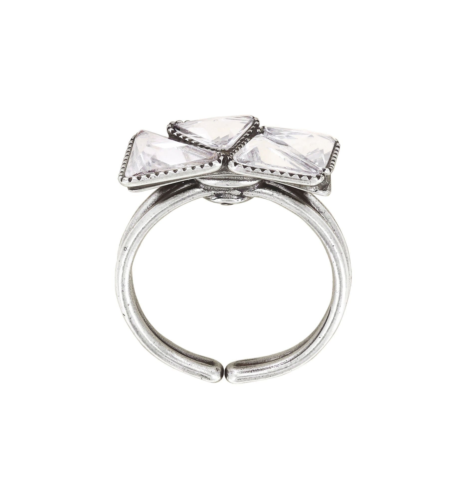 image pour Anneau Jumping Angles Argent  