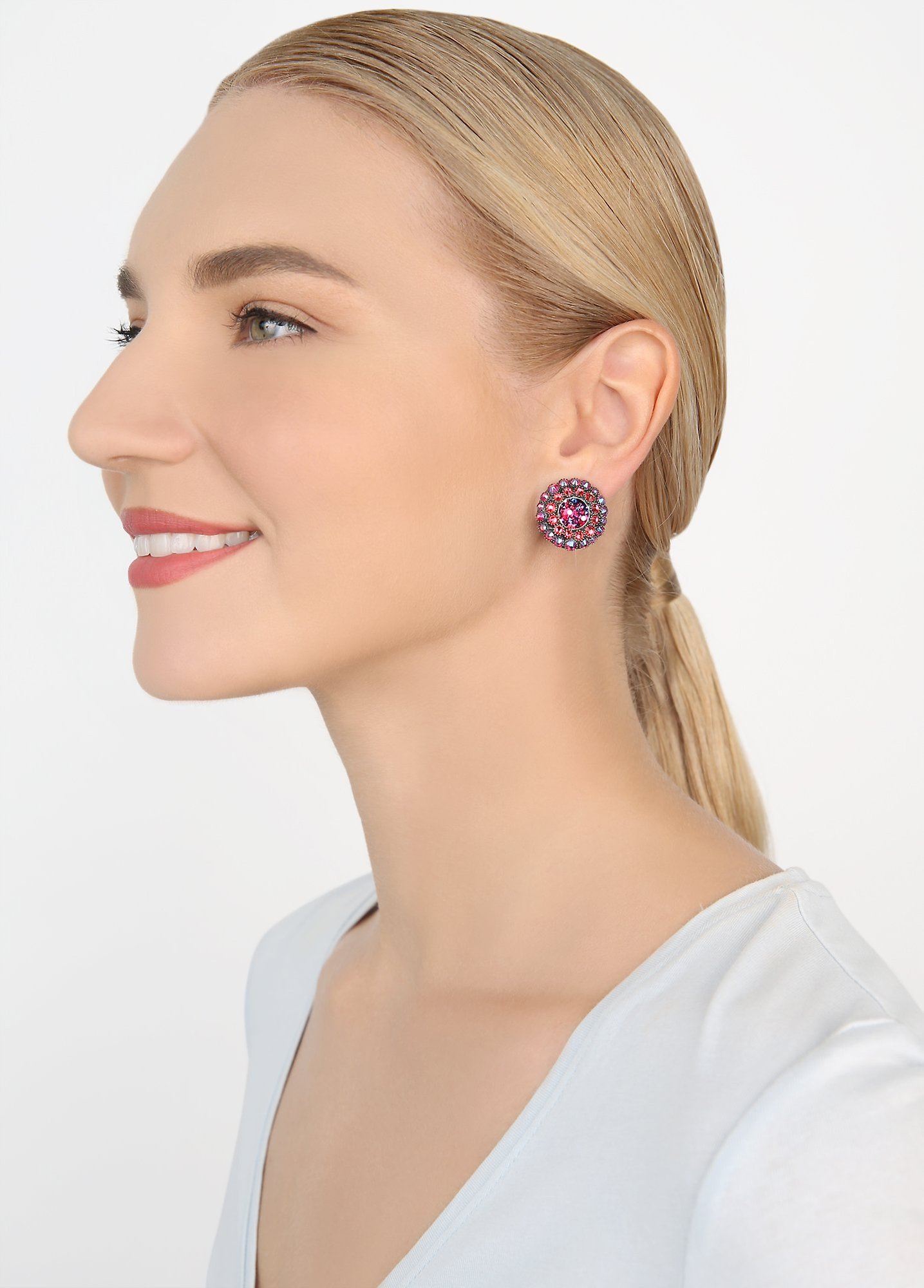 image for Earring Clip Inside Out Pink  size S