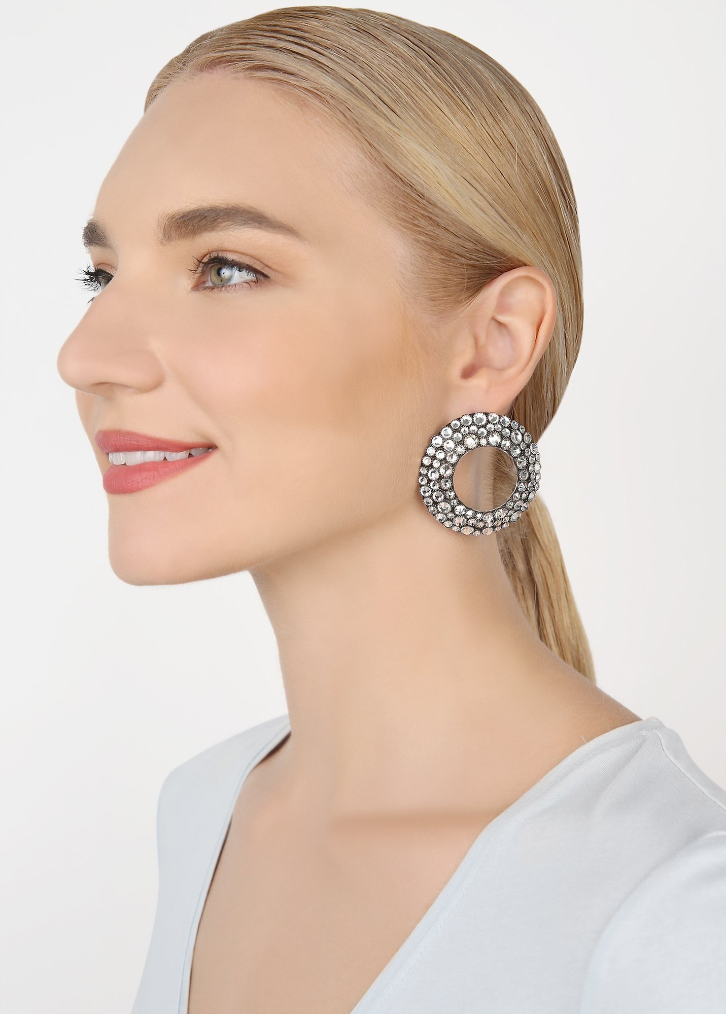 image pour Clou d'oreille Inside Out Blanc  size XL