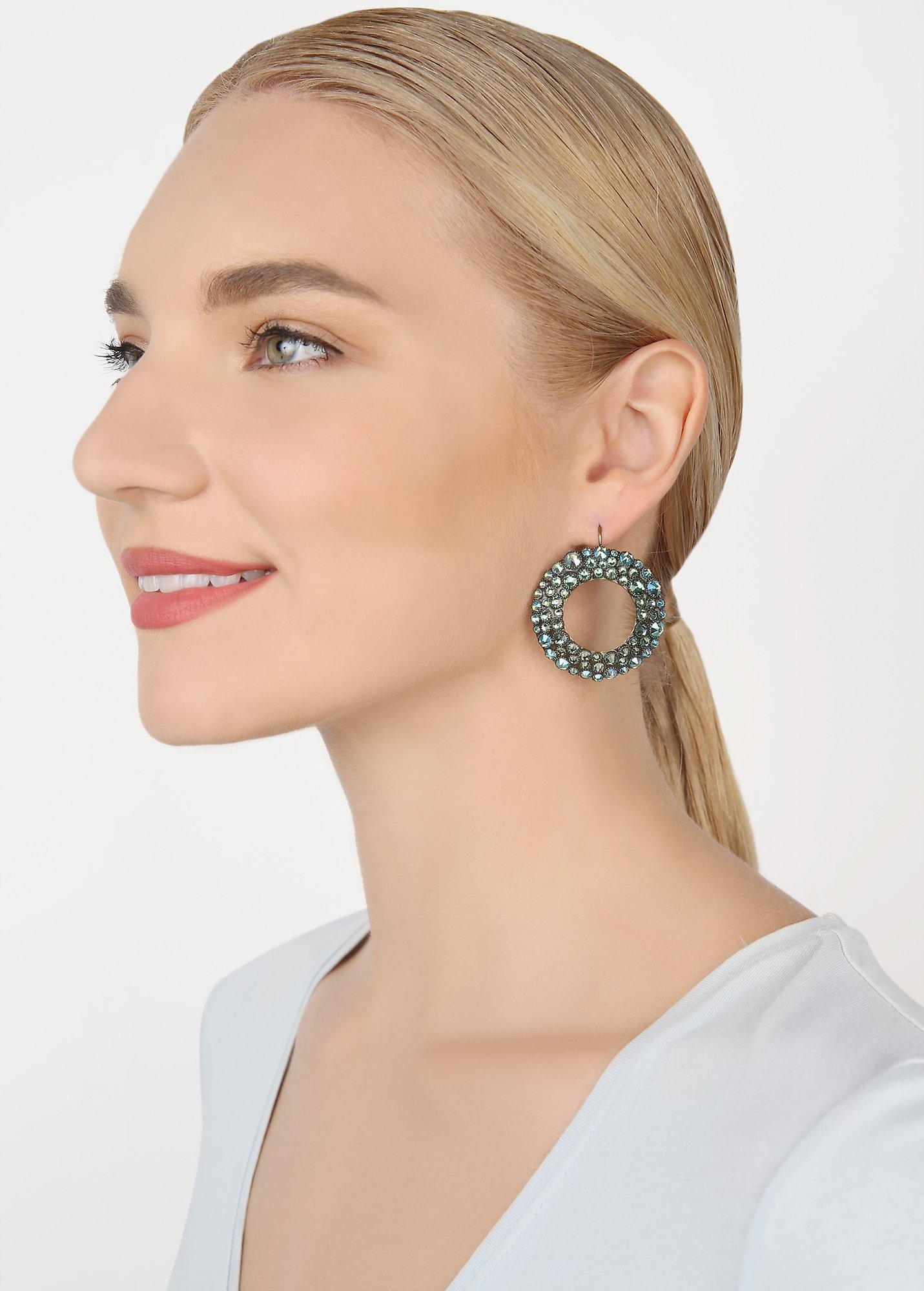 image pour Boucles d'oreilles Eurowire Inside Out Vert  size L