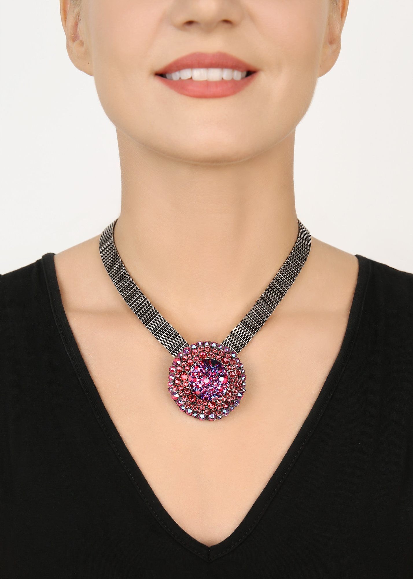 image pour Collier Inside Out Rose  size XL